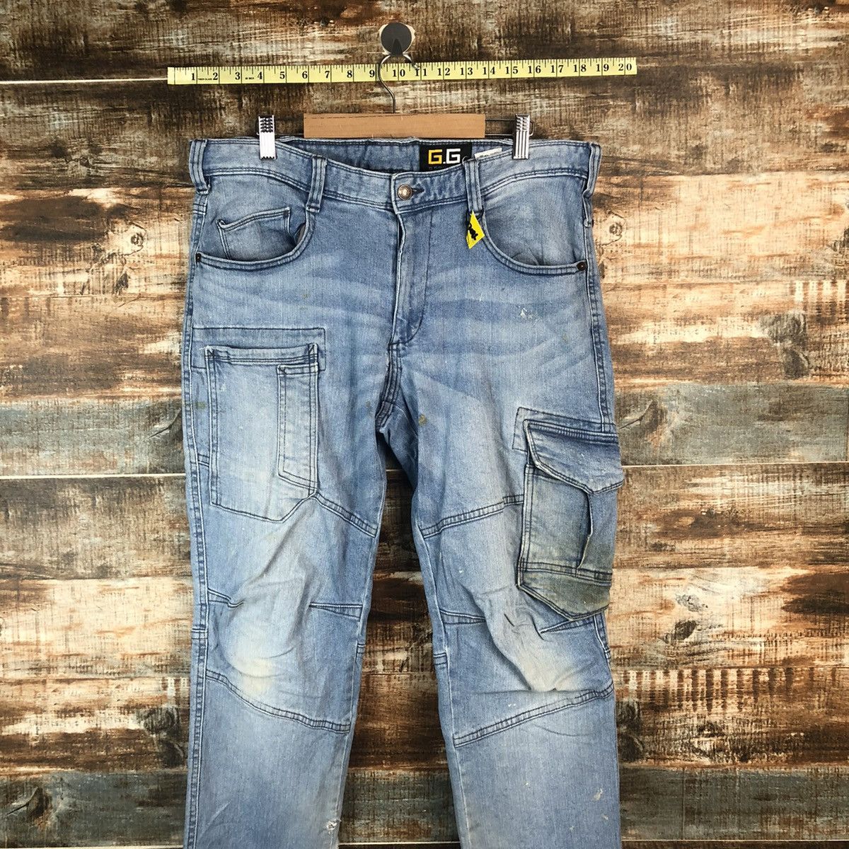 Japanese Brand G Ground utility tactical worker Multipocket Pants #A2086 Size US 35 - 2 Thumbnail