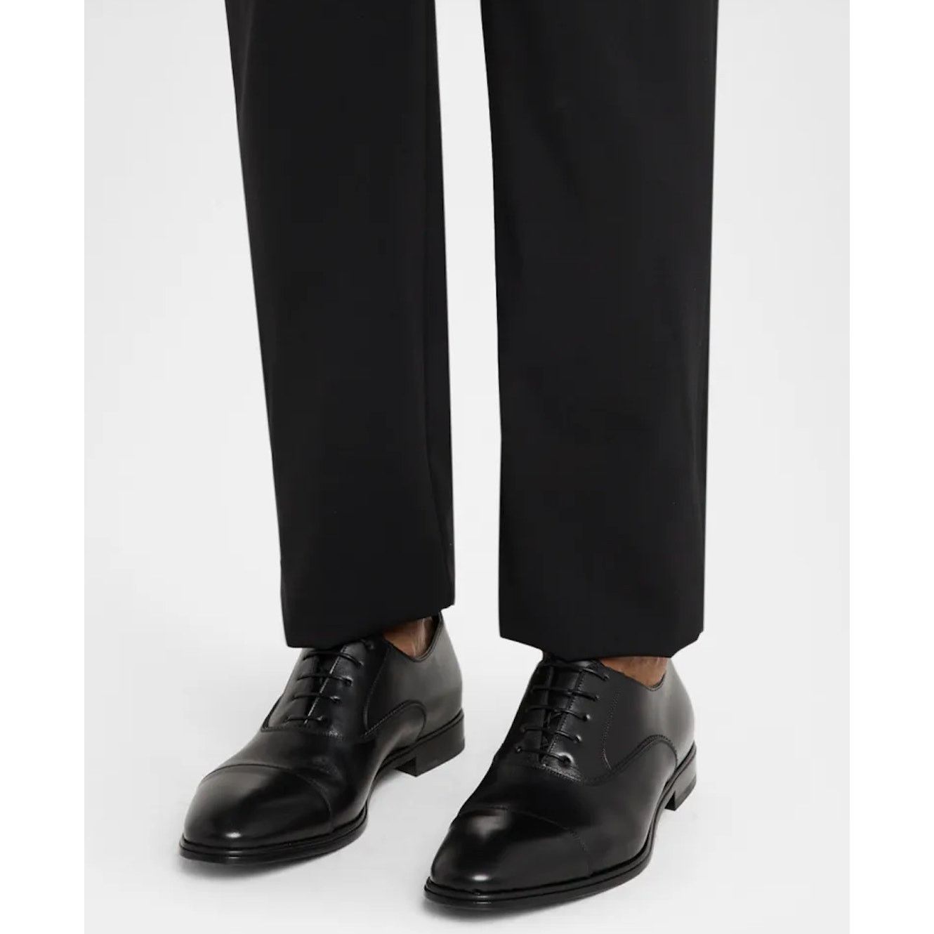 Salvatore Ferragamo Salvatore Ferragamo “Boston” Nero Oxford Dress Shoes sz. 11E Size US 11 / EU 44 - 2 Thumbnail