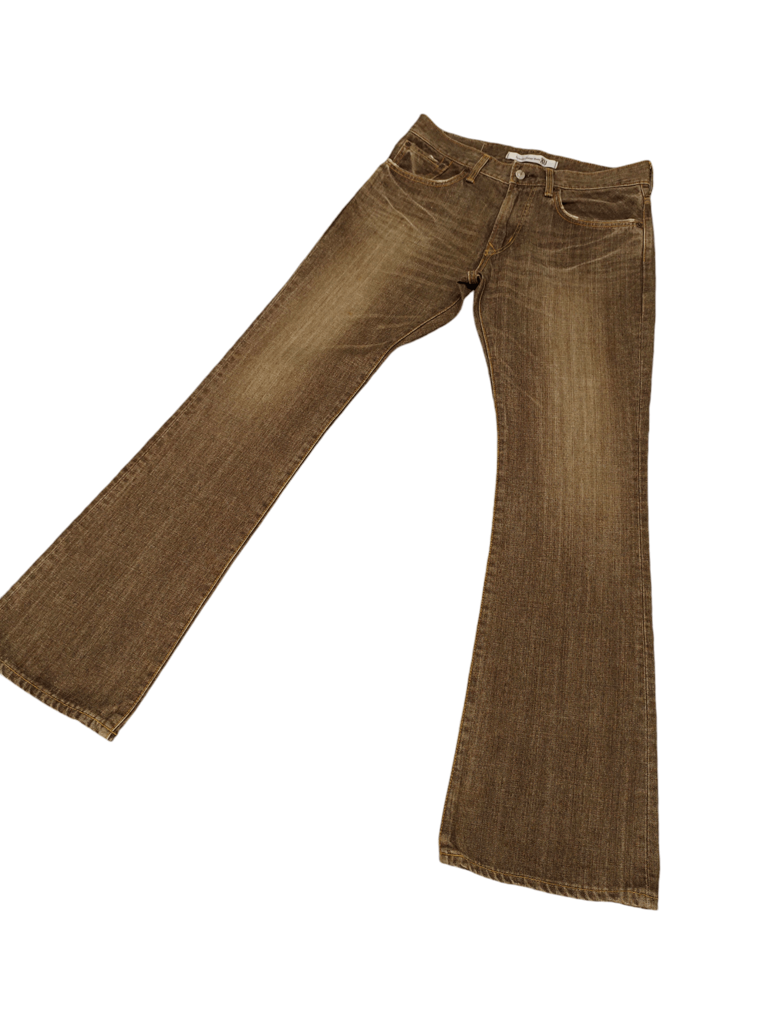 Edwin Flare Jeans Edwin XV Clawmark Faded Denim Bootcut Y2k Size US 32 / EU 48 - 1 Thumbnail