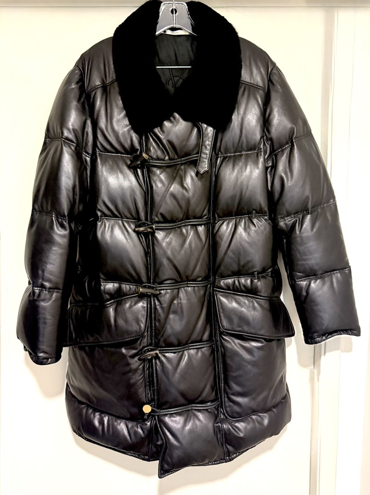 Yves Saint Laurent FALL 2005 YSL by Stefano Pilati leather coat. Size US M / EU 48-50 / 2 - 1 Thumbnail