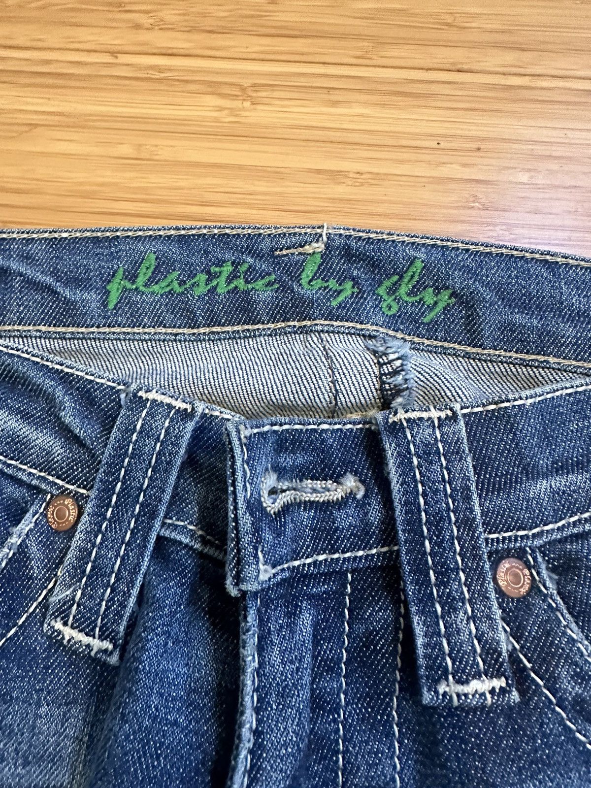 Other Plastic by Gly Vintage Boot Cut Jeans Size 4 Size 27" / US 4 / IT 40 - 4 Thumbnail