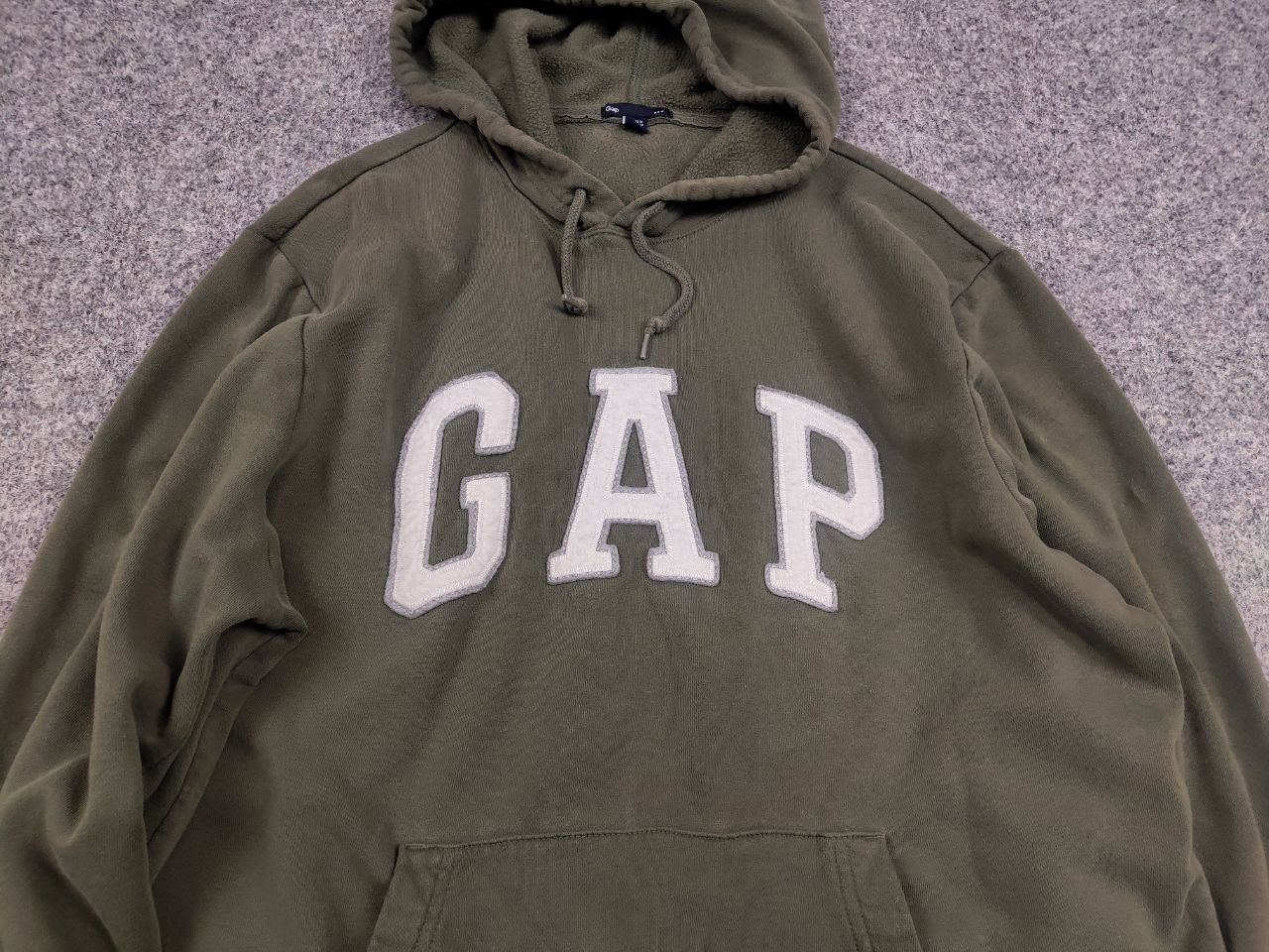 Gap Vintage Gap Military Green Logo Classic Hoodie Y2K style Size US M / EU 48-50 / 2 - 9 Thumbnail