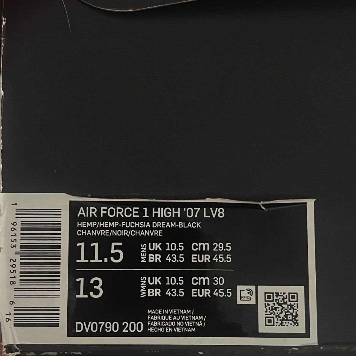 Nike Air Force 1 High ‘07 LV8 Size US 11.5 / EU 44-45 - 6 Thumbnail