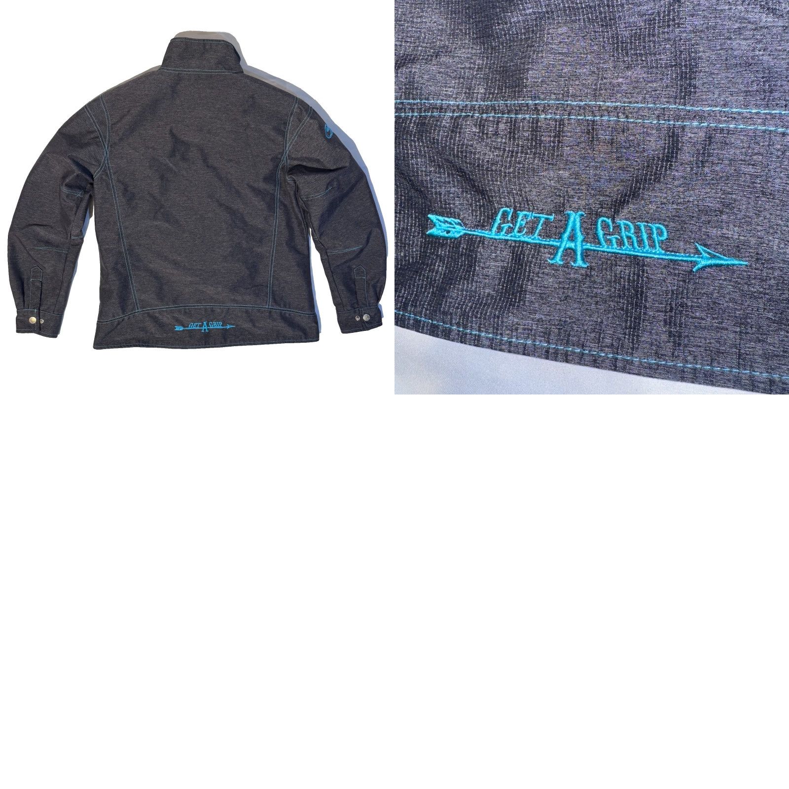 Vintage Cowgirl Hardware Women's Jacket Regular M Black Zip Western Cowboy All Seasons Regular Womens M Black Jacket Size M / US 6-8 / IT 42-44 - 8 Thumbnail