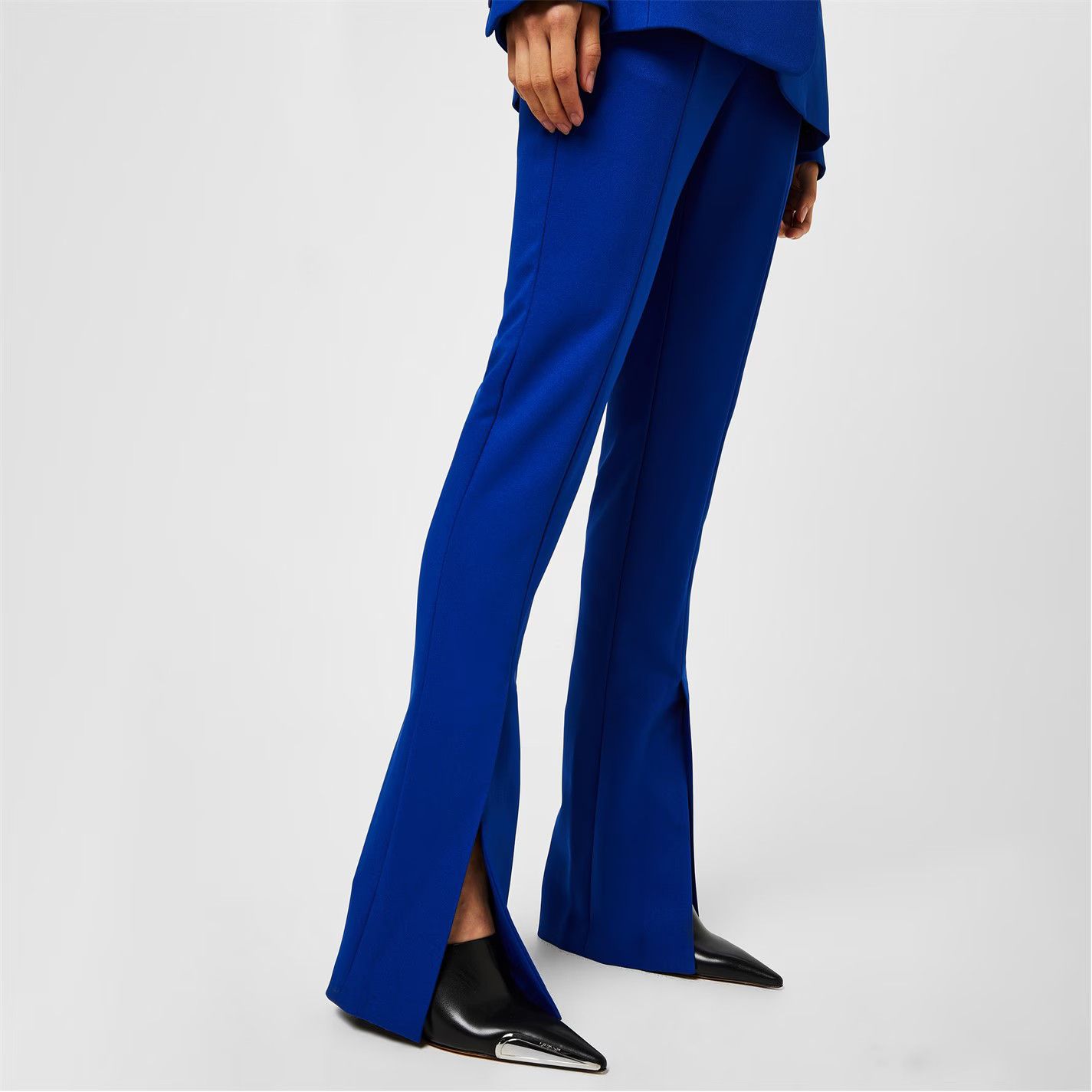 Off-White o1g2r1mq1224 Tailored Trouser in Blue Size 27" / US 4 / IT 40 - 3 Thumbnail