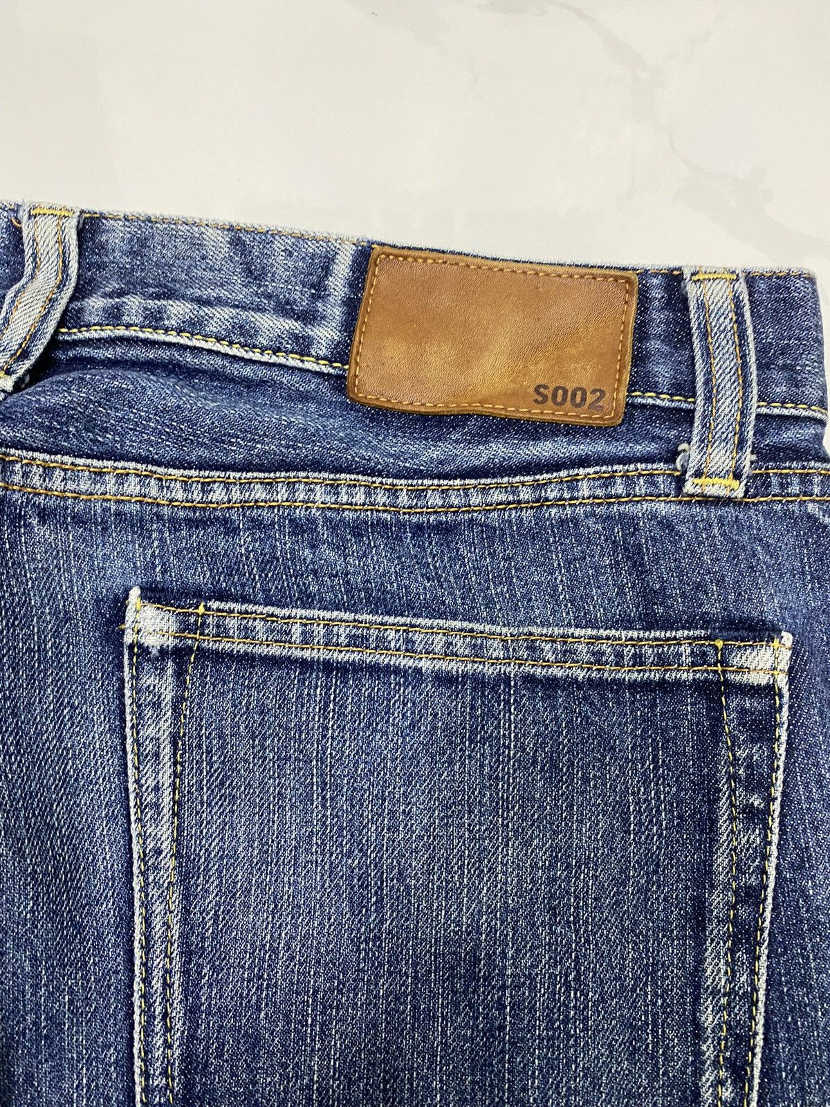 Uniqlo 🔥UNIQLO JAPAN BAGGY SELVEDGE REDLINE DISTRESSED DENIM JEANS Size US 34 / EU 50 - 9 Thumbnail