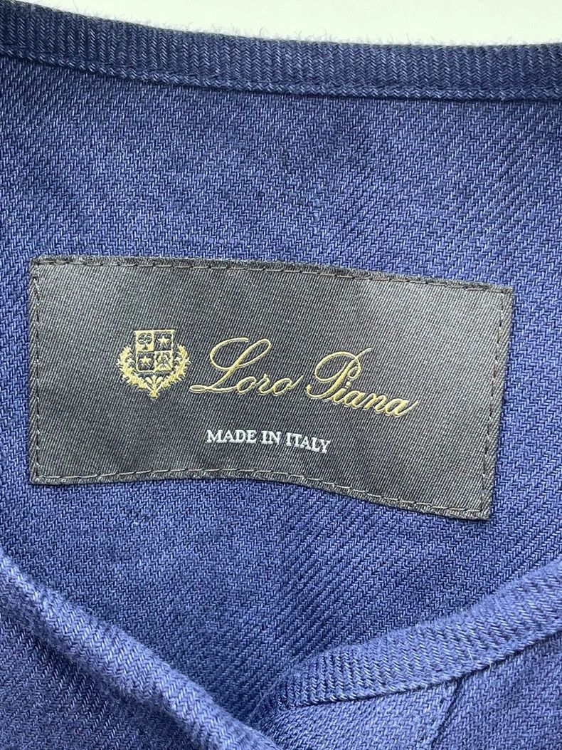 Loro Piana Loro piana High-end workwear drawstring vest 2506-Nextarrow Size US S / EU 44-46 / 1 - 2 Thumbnail
