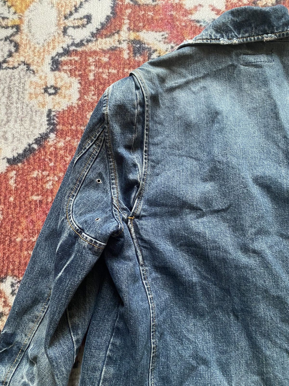 Beams Plus × Japanese Brand disstressed denim jacket Size US L / EU 52-54 / 3 - 10 Thumbnail