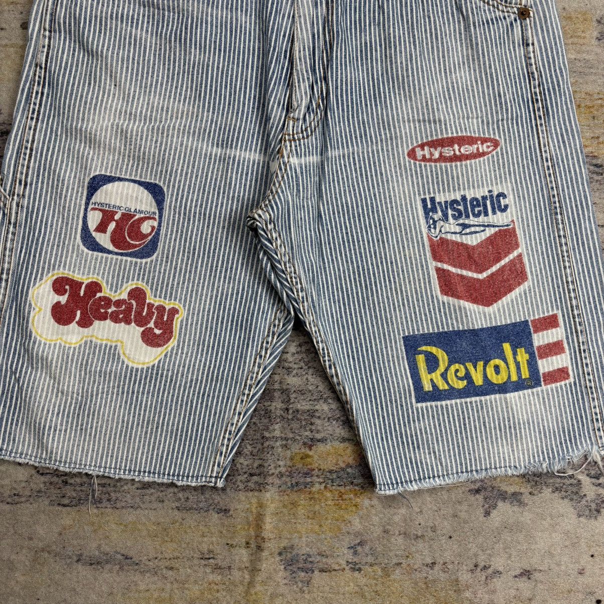 Hysteric Glamour Vintage 90s Hysteric glamour hickory short carpenter pants Size US 31 - 6 Thumbnail