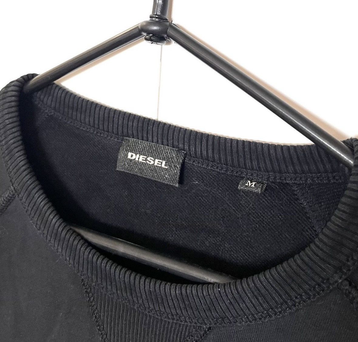 Diesel × Vintage Vintage y2k Diesel Big Logo Sweatshirt Size US M / EU 48-50 / 2 - 6 Thumbnail