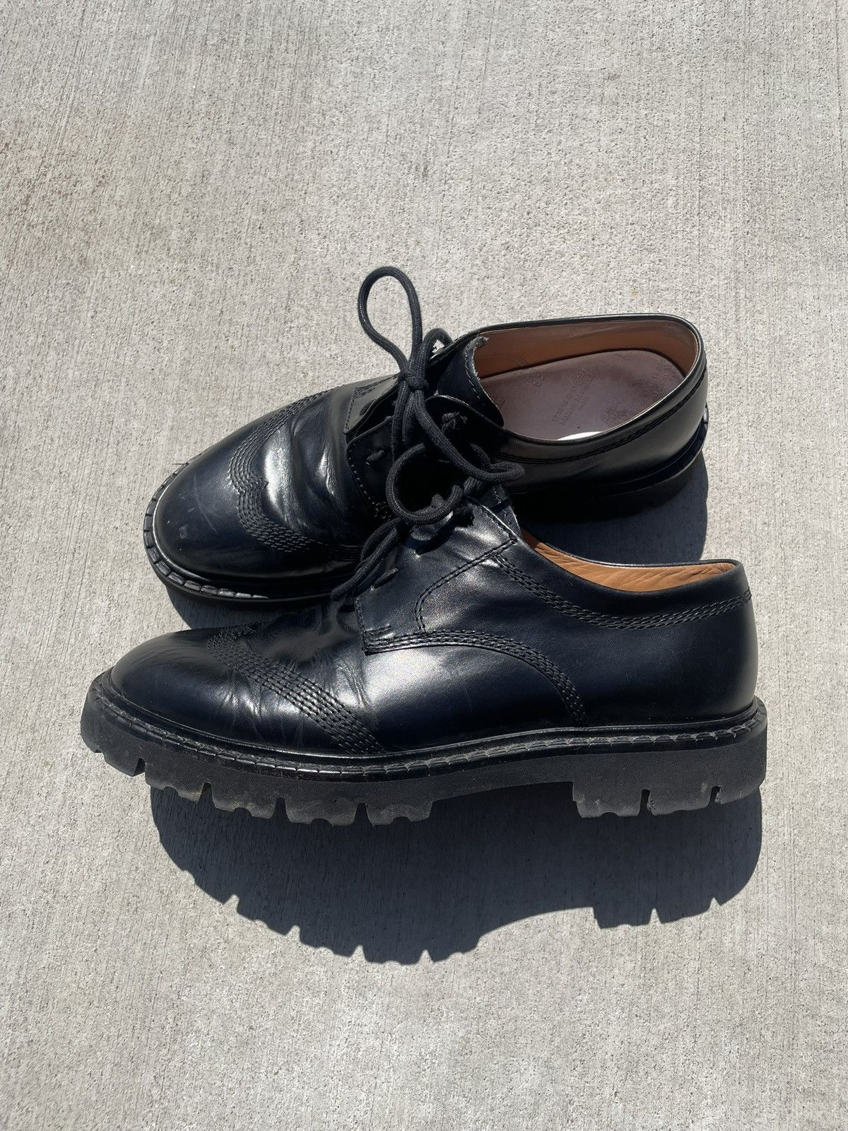 Maison Margiela Maison Margiela brogue lug sole derby Size US 8.5 / EU 41-42 - 1 Thumbnail