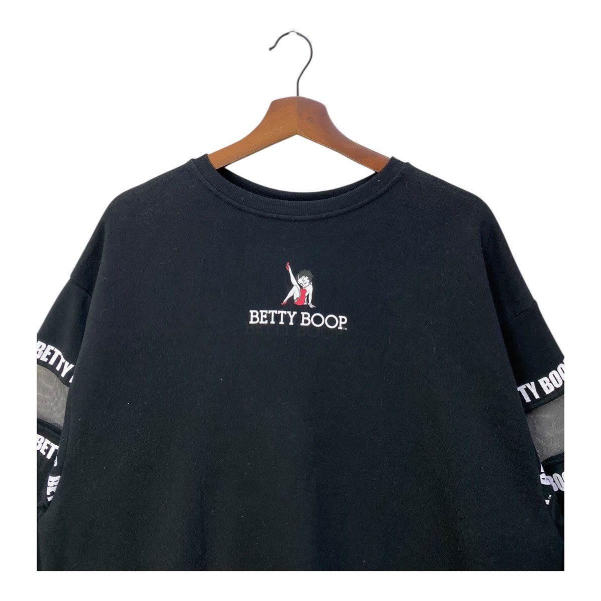 Cartoon Network Betty Boop Sweatshirt Center Logo Spellout Crewneck Size L Size L / US 10 / IT 46 - 2 Thumbnail