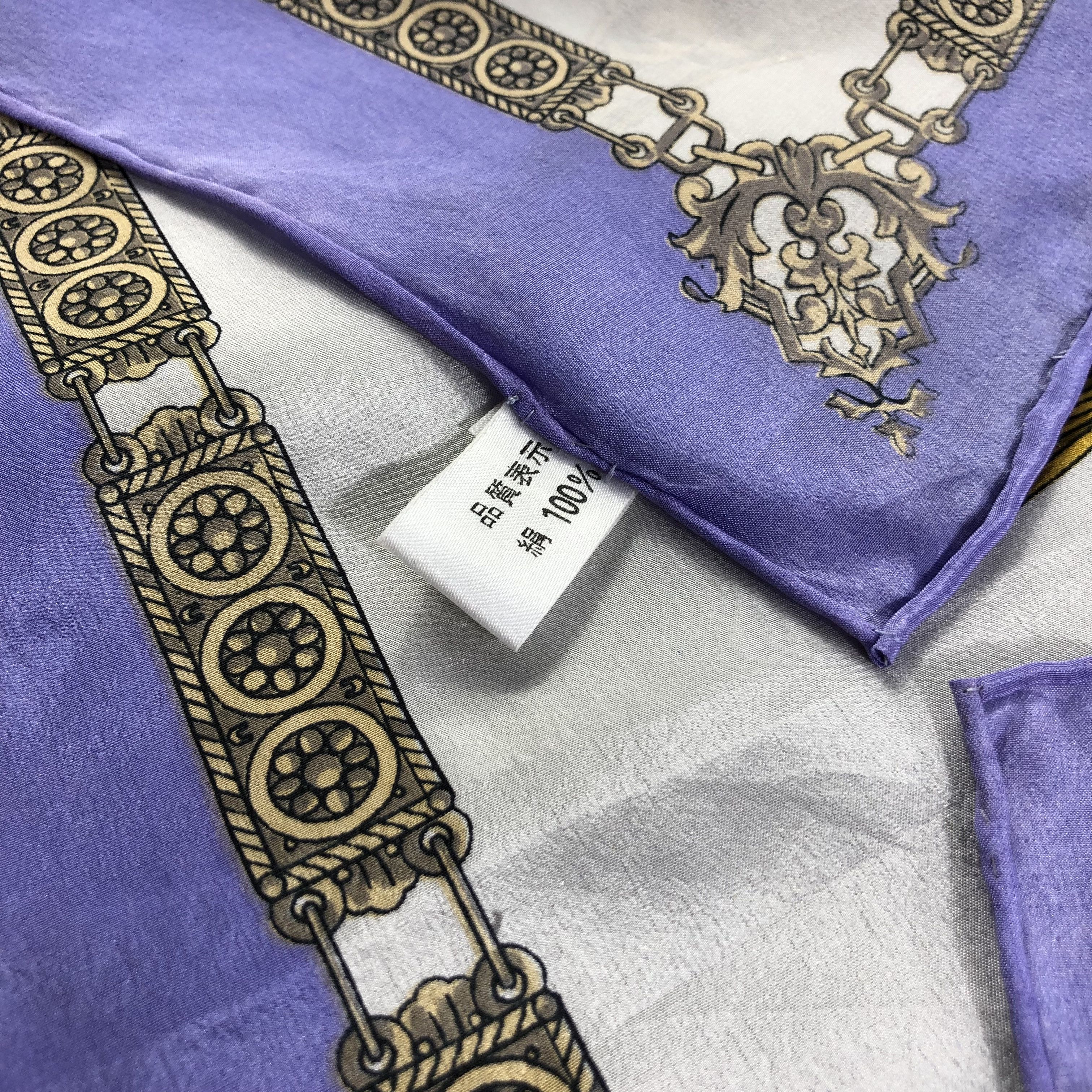 Vintage Vintage Pola Luxury Tassels Hand Rolled Silk Scarf M677 Size ONE SIZE - 4 Thumbnail