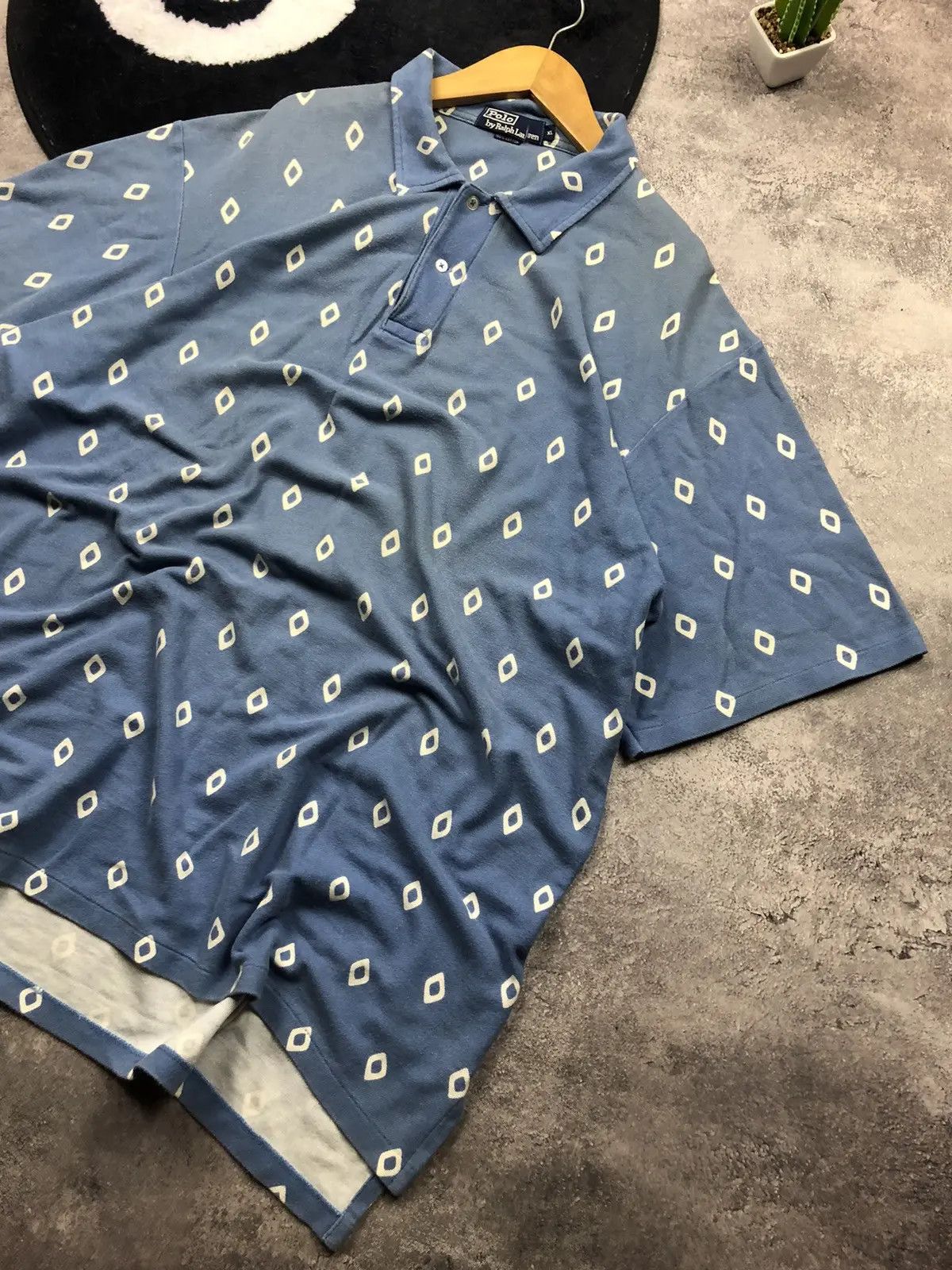 Polo Ralph Lauren POLO RALPH LAUREN Momogram Rhombus Made in USA Polo Tshirt Size US XL / EU 56 / 4 - 2 Thumbnail