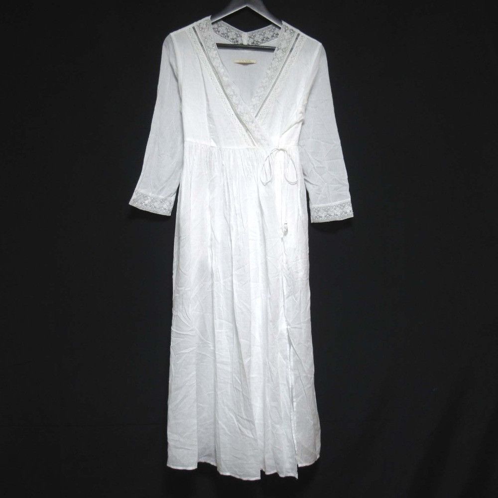 Other Other NE QUITTEZ PAS Cotton Voile Lace Dress Textile Dresses DUTY FREE for USA Size ONE SIZE - 1 Thumbnail