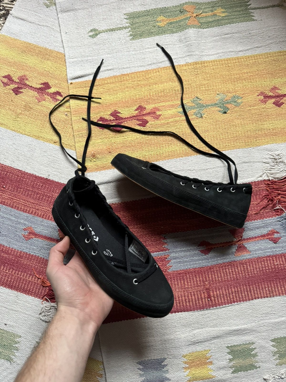 Converse Converse y2k Low Black Ballerina Ballet Flats Shoes Size US 7 / IT 37 - 2 Thumbnail