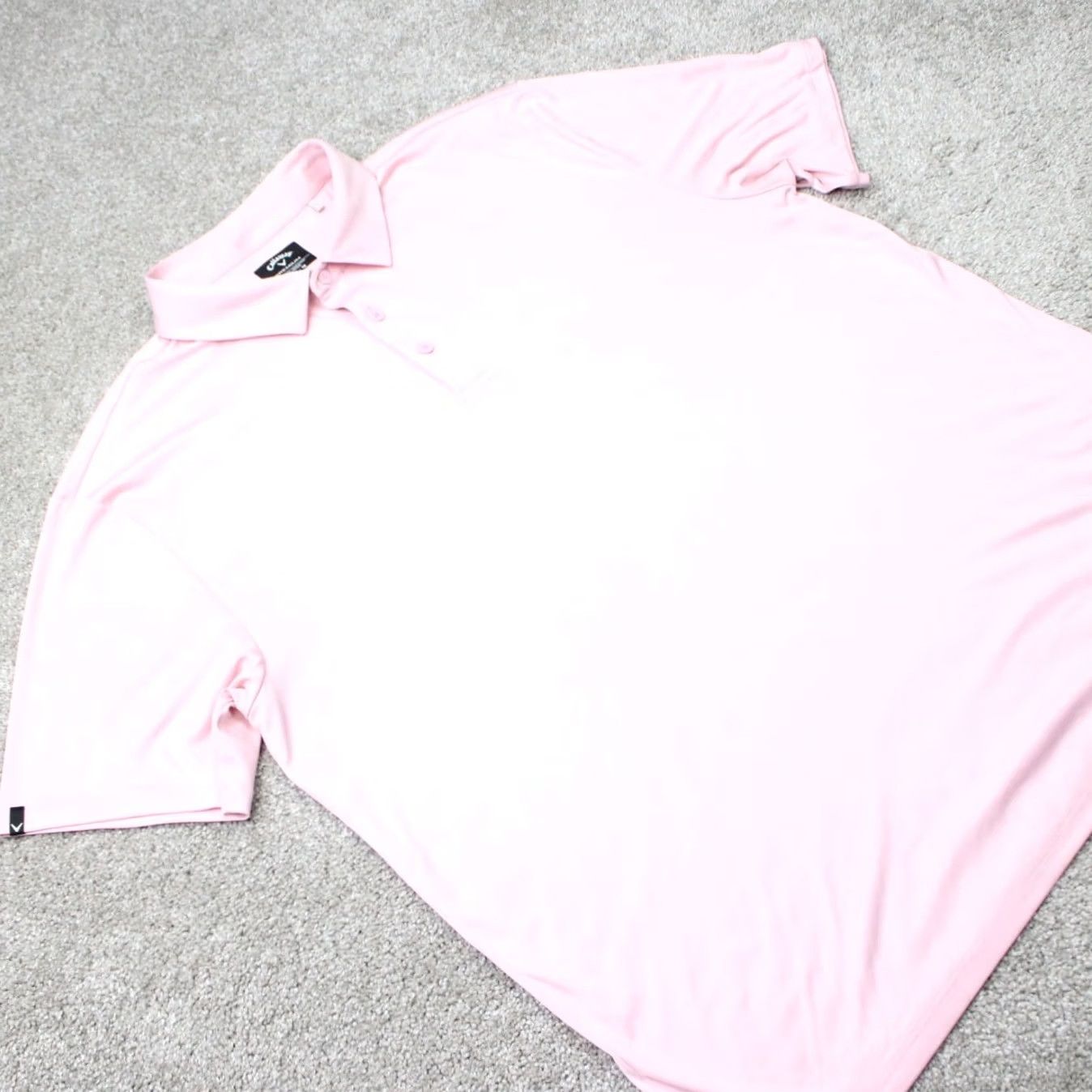 Callaway Callaway Polo Shirt Mens XL Pink Short Sleeve Golf 100% Polyester Regular Fit Polo Shirt Size US XL / EU 56 / 4 - 5 Thumbnail