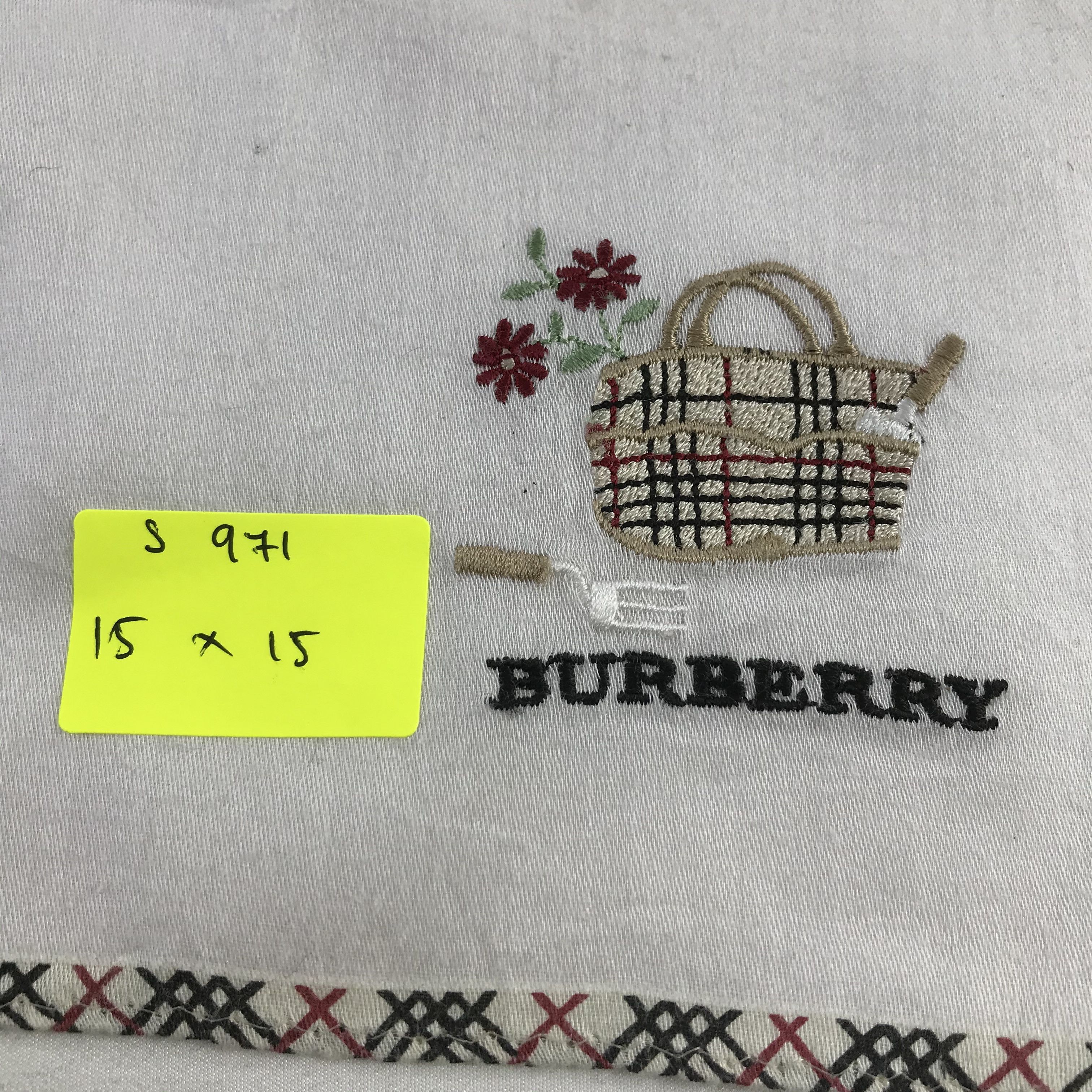 Burberry × Vintage Burberry Bandana / Handkerchief / Neckerchief - S971 Size ONE SIZE - 5 Thumbnail