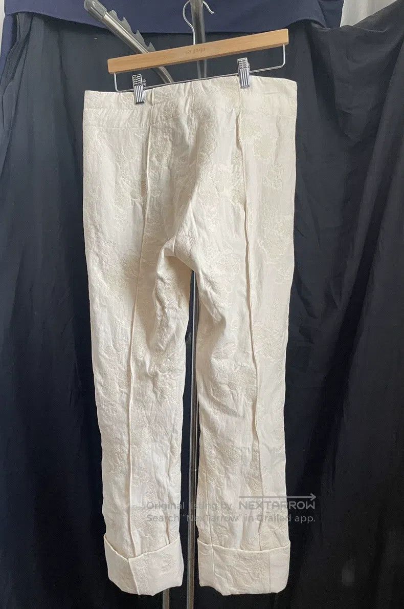 Ann Demeulemeester Ann Demeulemeester 38 jacquard women's pants Size 29" - 5 Thumbnail