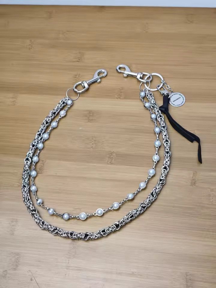 Jewelry 2 Layer Natural Echo Pearled Wallet Chain Size ONE SIZE - 5 Thumbnail