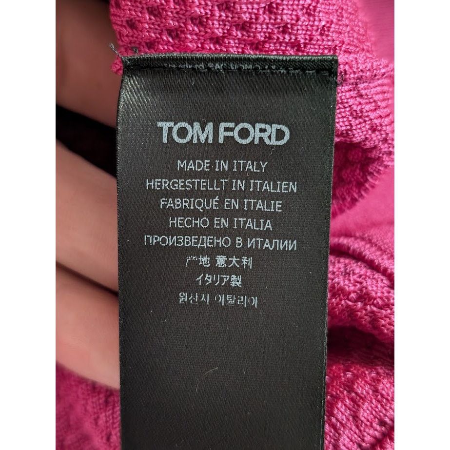 Tom Ford o1rshd1 Zip Hoodie in Light Magenta Size US M / EU 48-50 / 2 - 15 Thumbnail