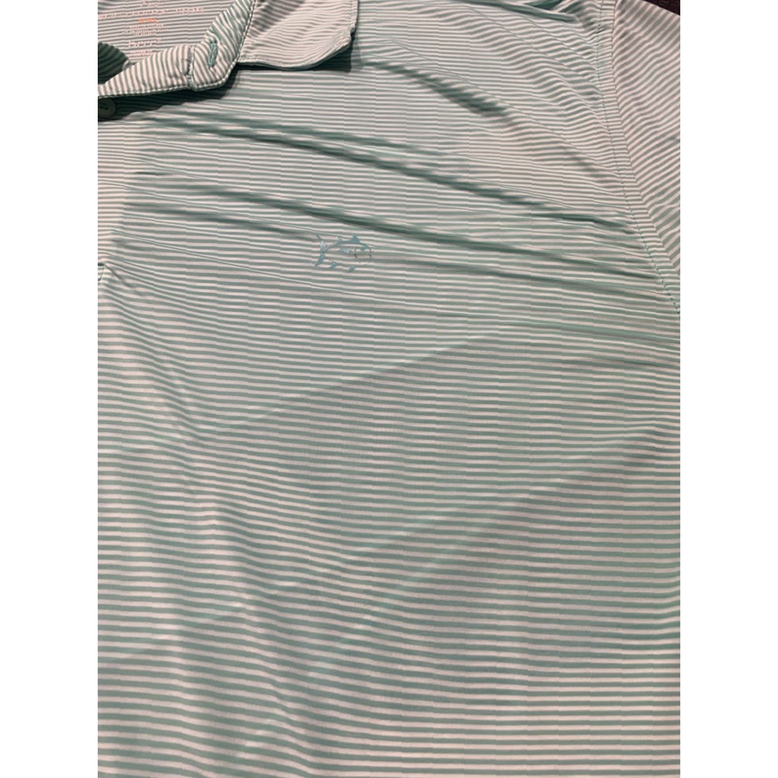 Southern Tide VINTAGE Southern Tide Polo Shirt Men XXL Green Striped Performance Casual Golf Hiking Travel Size US XXL / EU 58 / 5 - 3 Thumbnail