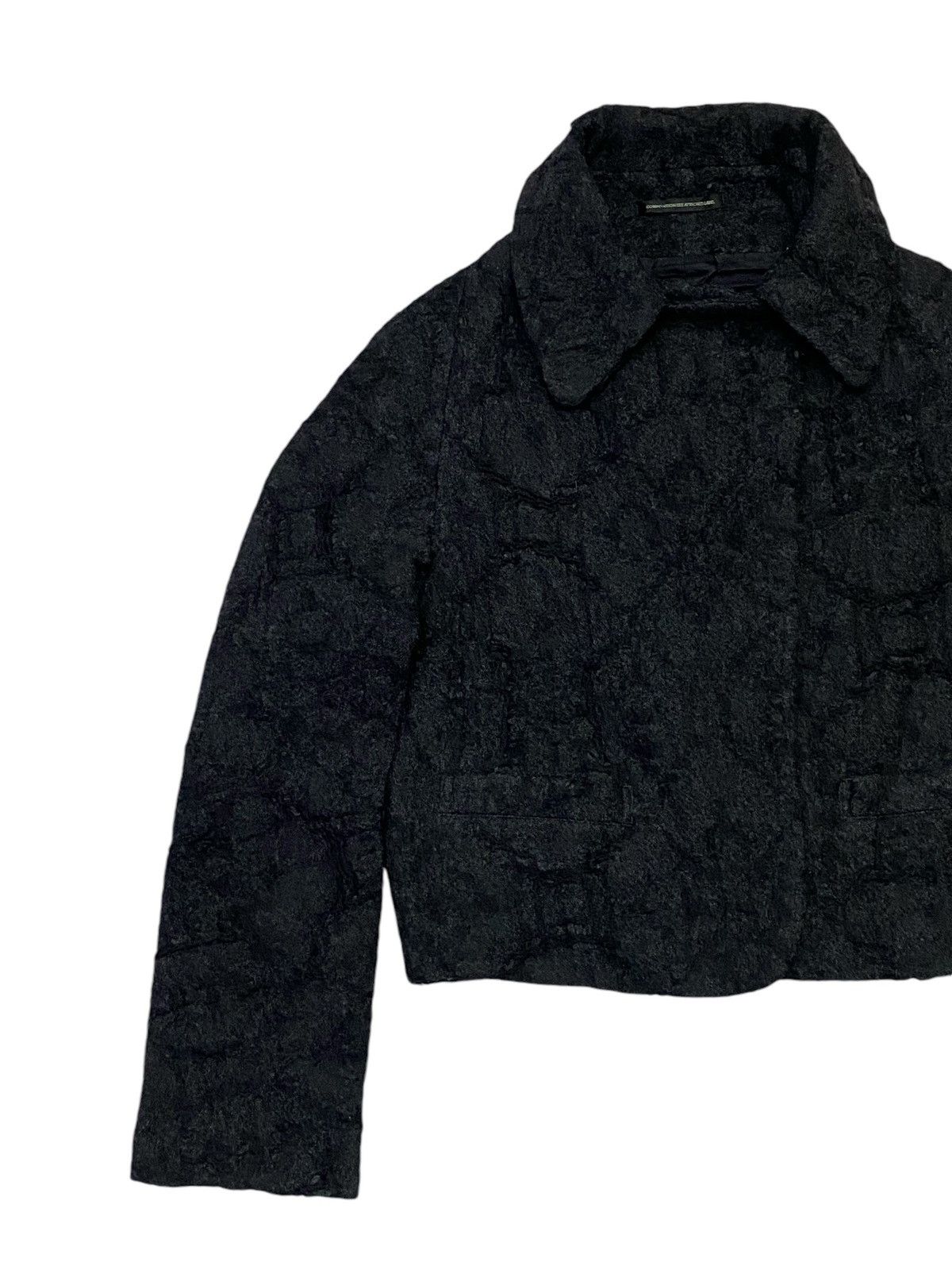 Yohji Yamamoto Yohji Yamamoto Y,s Embossed Pattern Wool Jacket Size M / US 6-8 / IT 42-44 - 10 Thumbnail