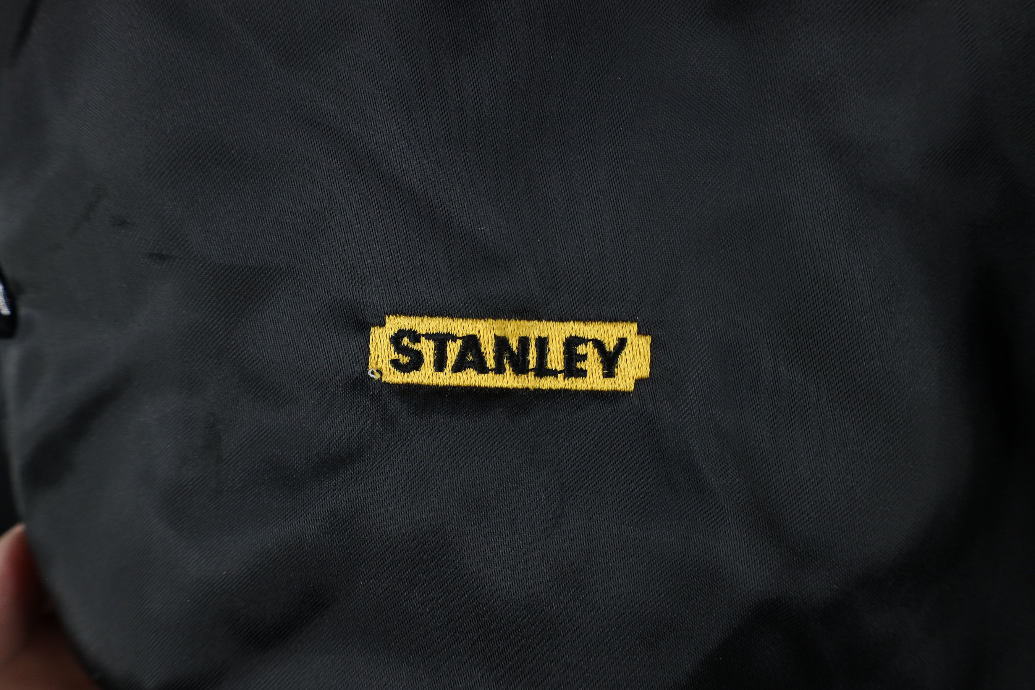 Vintage Vintage 80s Streetwear Stanley Tools Satin Bomber Jacket USA Size US XL / EU 56 / 4 - 4 Thumbnail