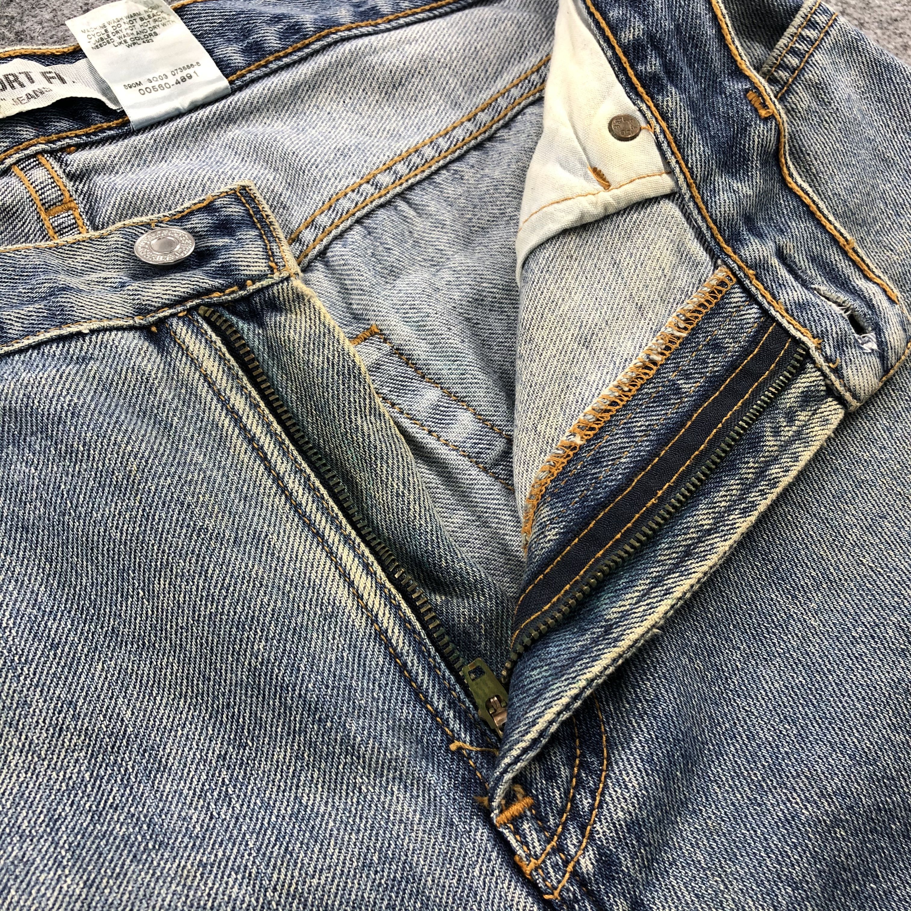 Levi's Vintage Levis 560 Jeans Rusty Washed Denim KJ494 Size US 34 / EU 50 - 7 Thumbnail