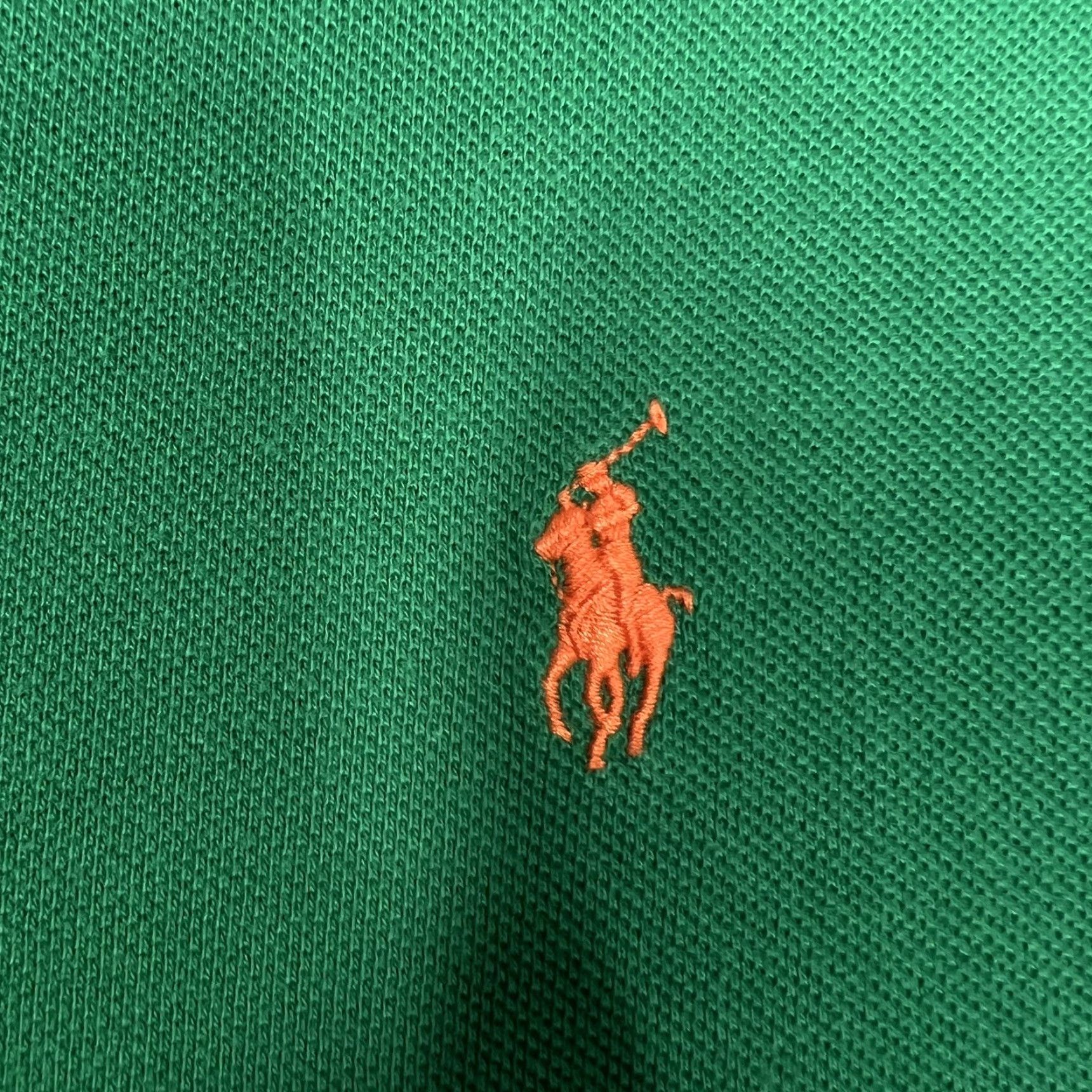 Ralph Lauren Ralph Lauren Polo Shirt Mens Green XL Jersey Cotton Classic Logo Polo 90s Mini Pony Size US XL / EU 56 / 4 - 5 Thumbnail