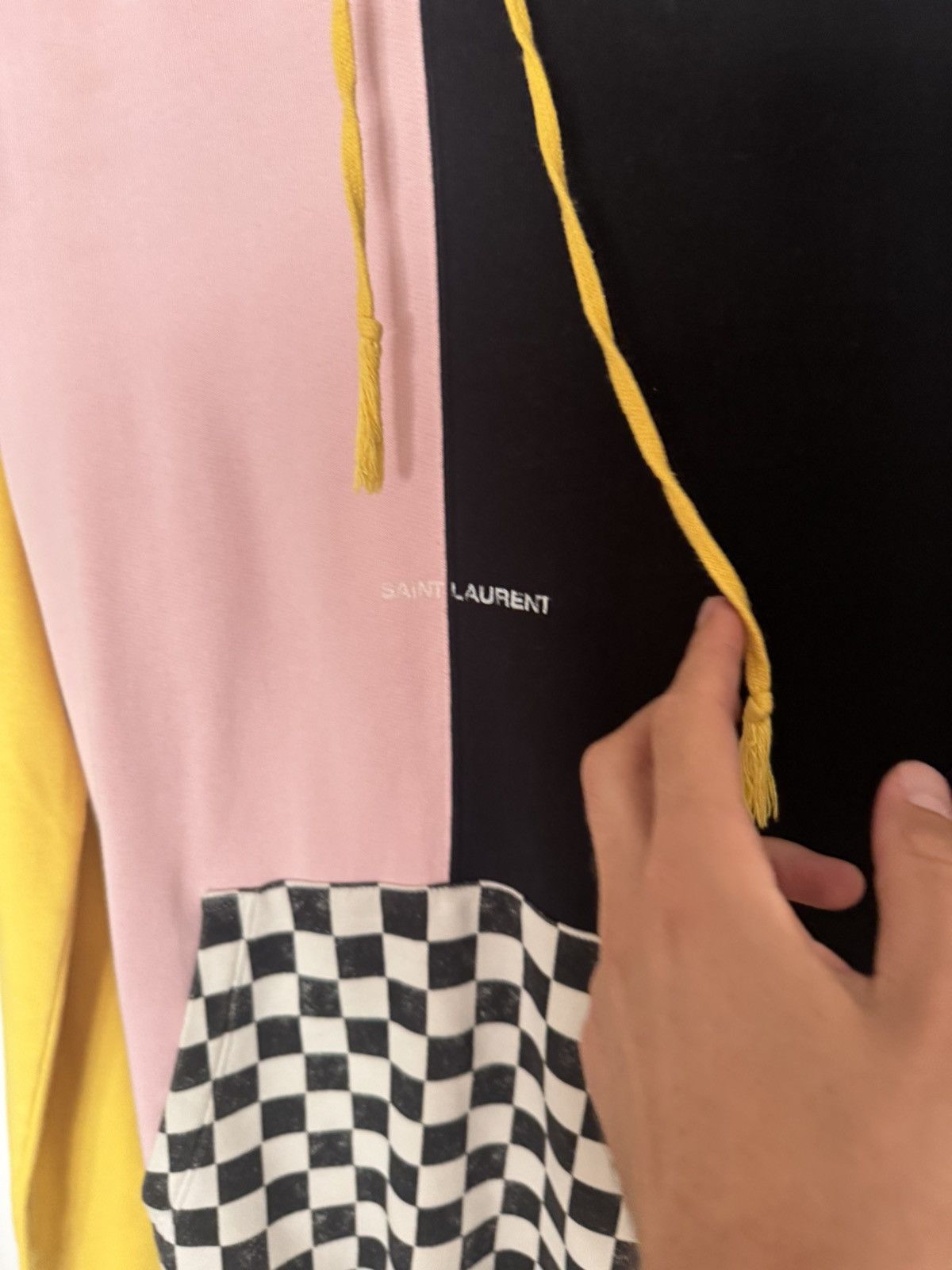 Saint Laurent Paris Memphis Molino Hoodie oversized Size US S / EU 44-46 / 1 - 2 Thumbnail