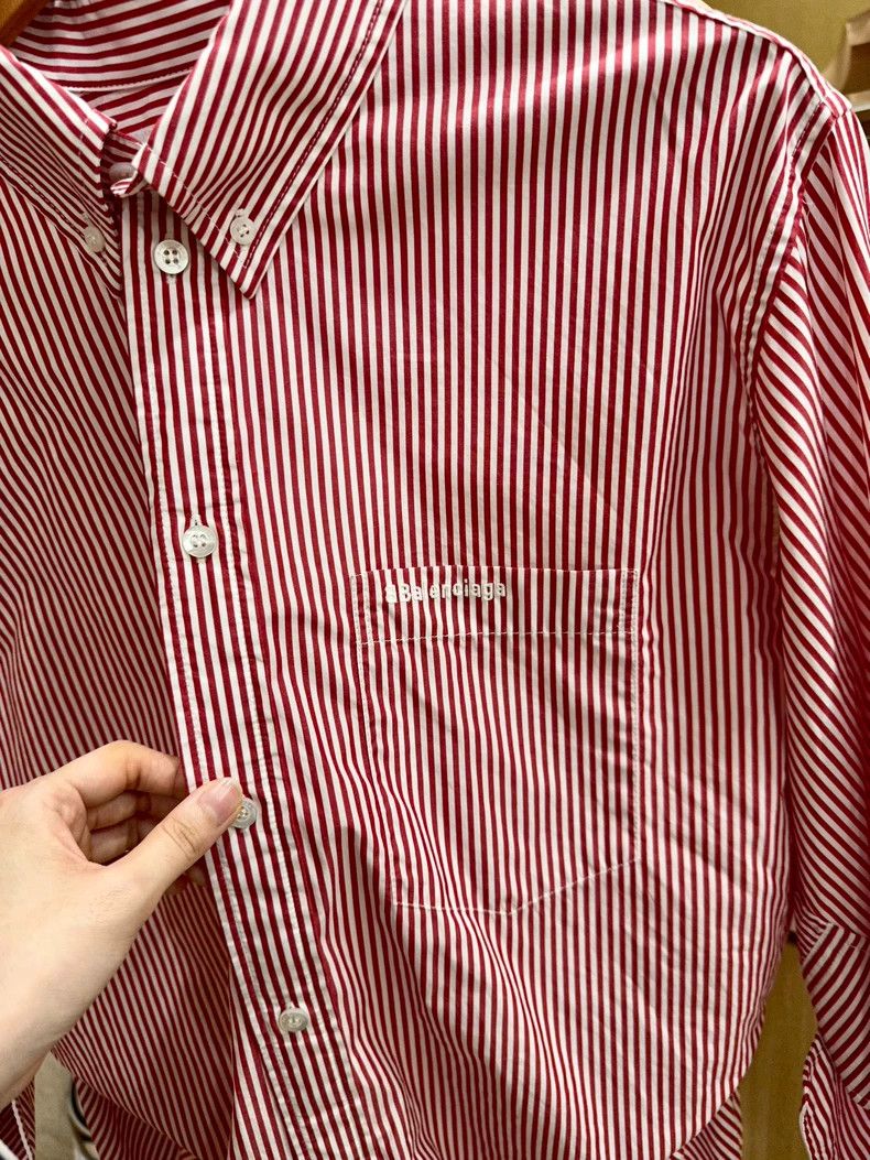 Balenciaga Balenciaga size 36 Ladies deconstruct striped shirts Size S / US 4 / IT 40 - 3 Thumbnail