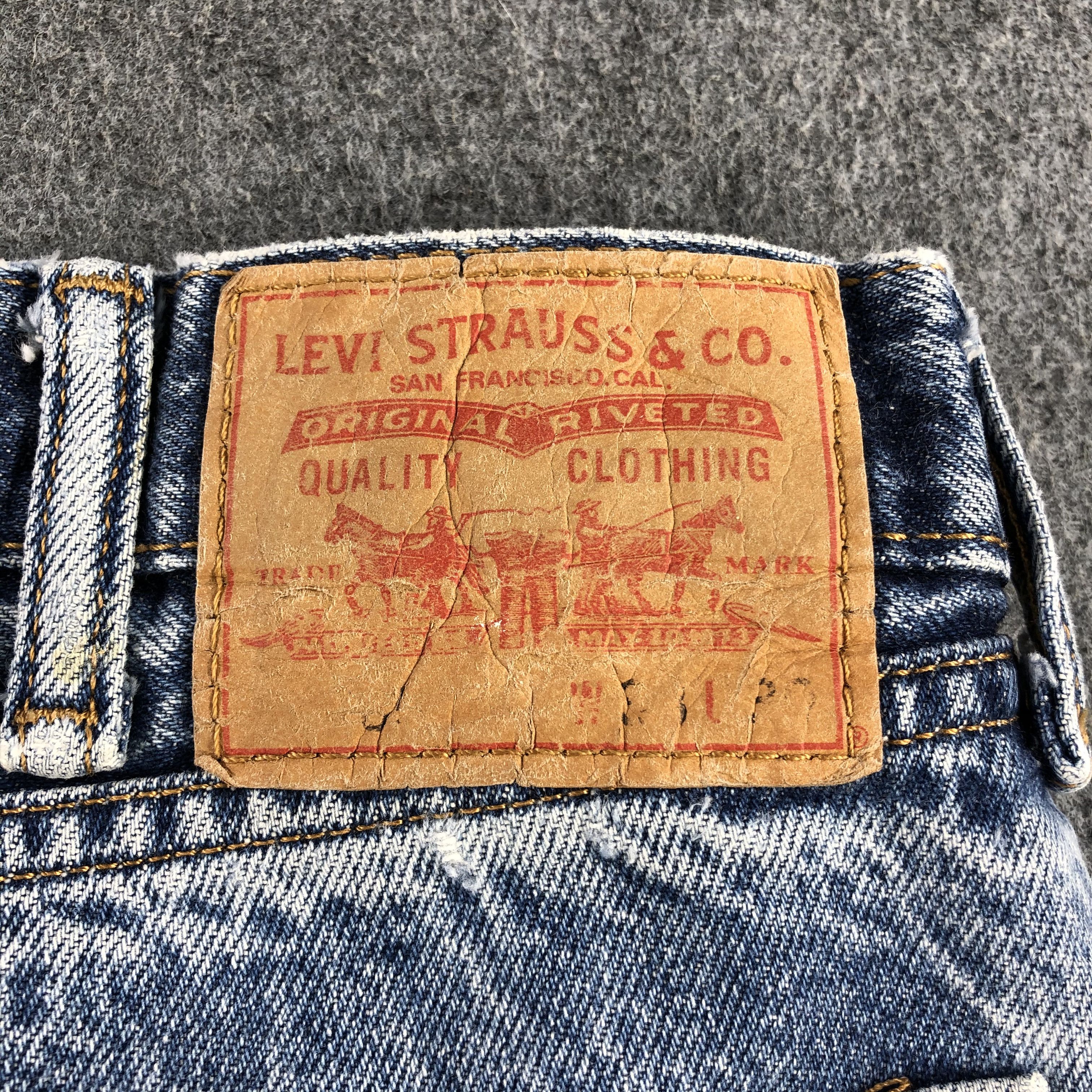 Levi's Vintage Blue Wash Levis 505 Jeans-J1542 Size US 38 / EU 54 - 5 Thumbnail