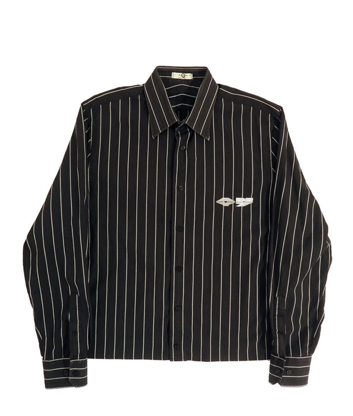 Other ANY7 LAMBO LOGO CHOPD LS DRESS SHIRT - Black Size US S / EU 44-46 / 1 - 2 Thumbnail
