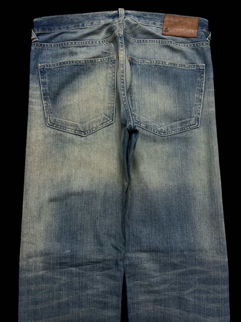Tornado Mart INSANE Vintage Jeans Straight Leg Rusty Mudwash Distressed Size US 33 - 14 Thumbnail