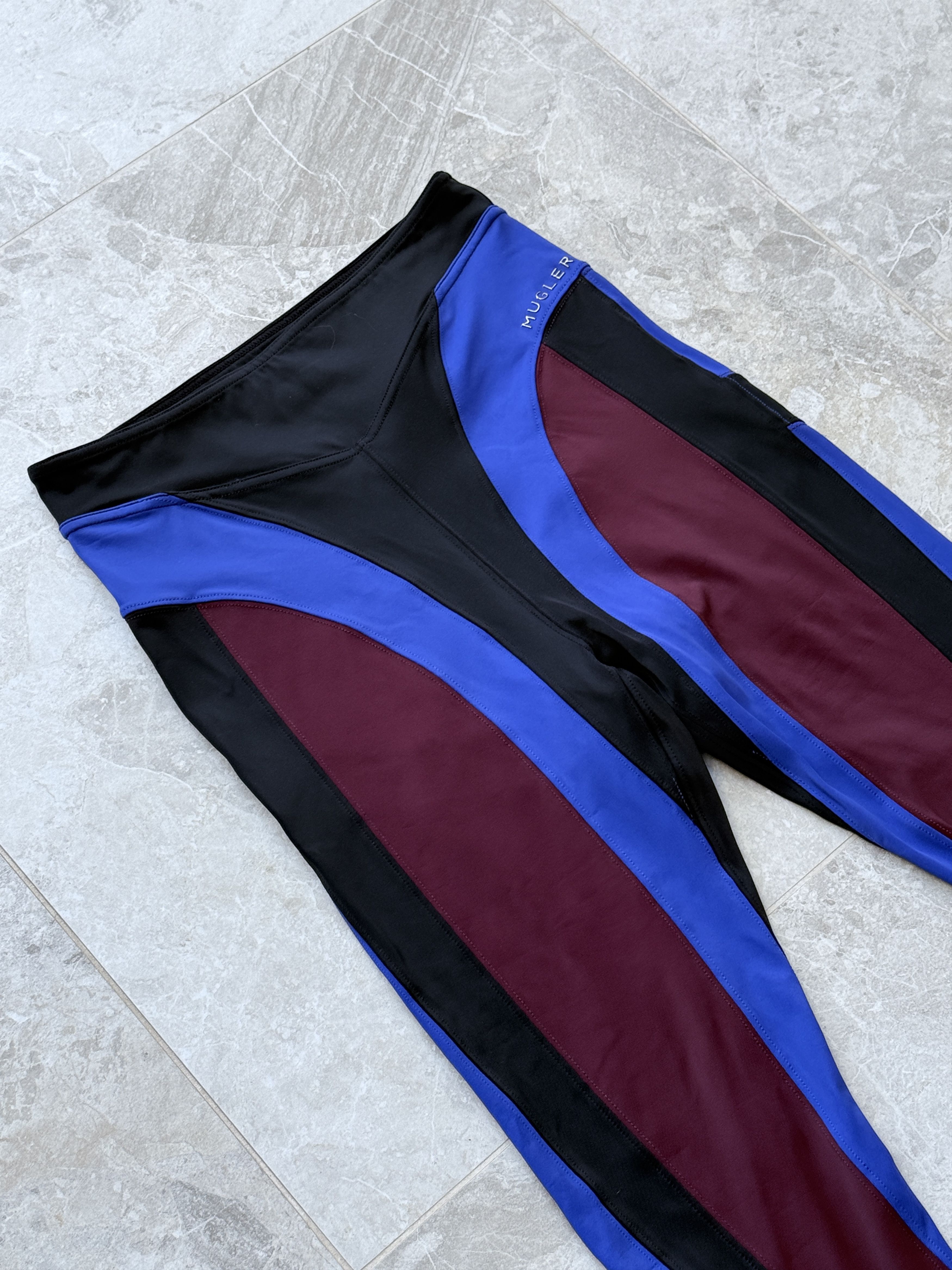 H&M × Mugler Spiral paneled Leggings Size 27" / US 4 / IT 40 - 2 Thumbnail