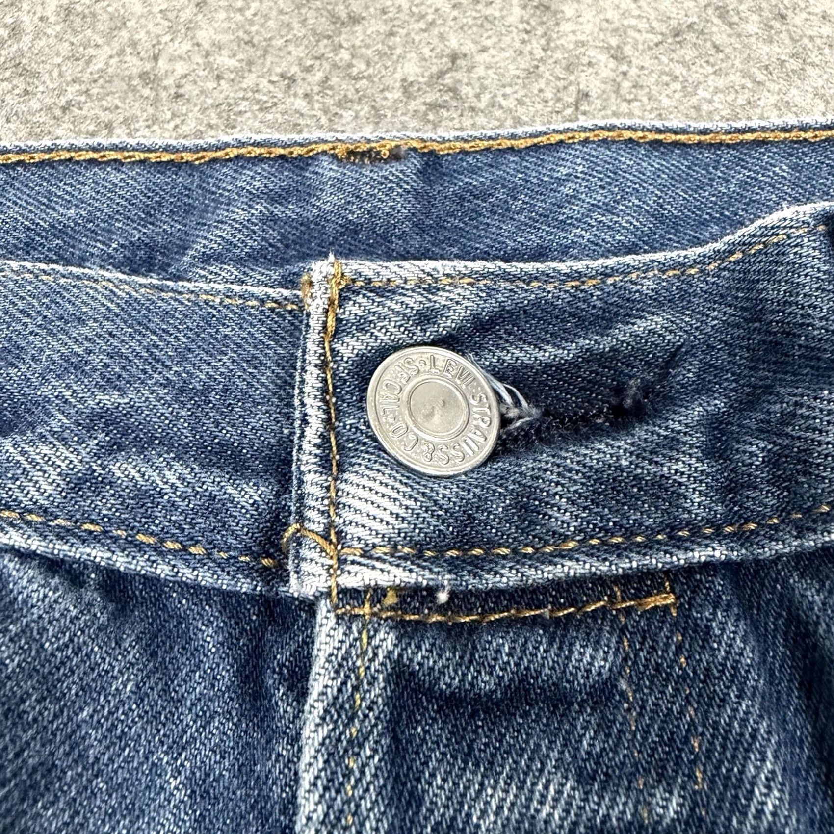 Levi's Levis 501 XX Classic Button Fly Jeans Men's 36x33 Blue Regular Denim Jeans 5-Pocket Straight Vintage No Mens Size US 36 / EU 52 - 5 Thumbnail