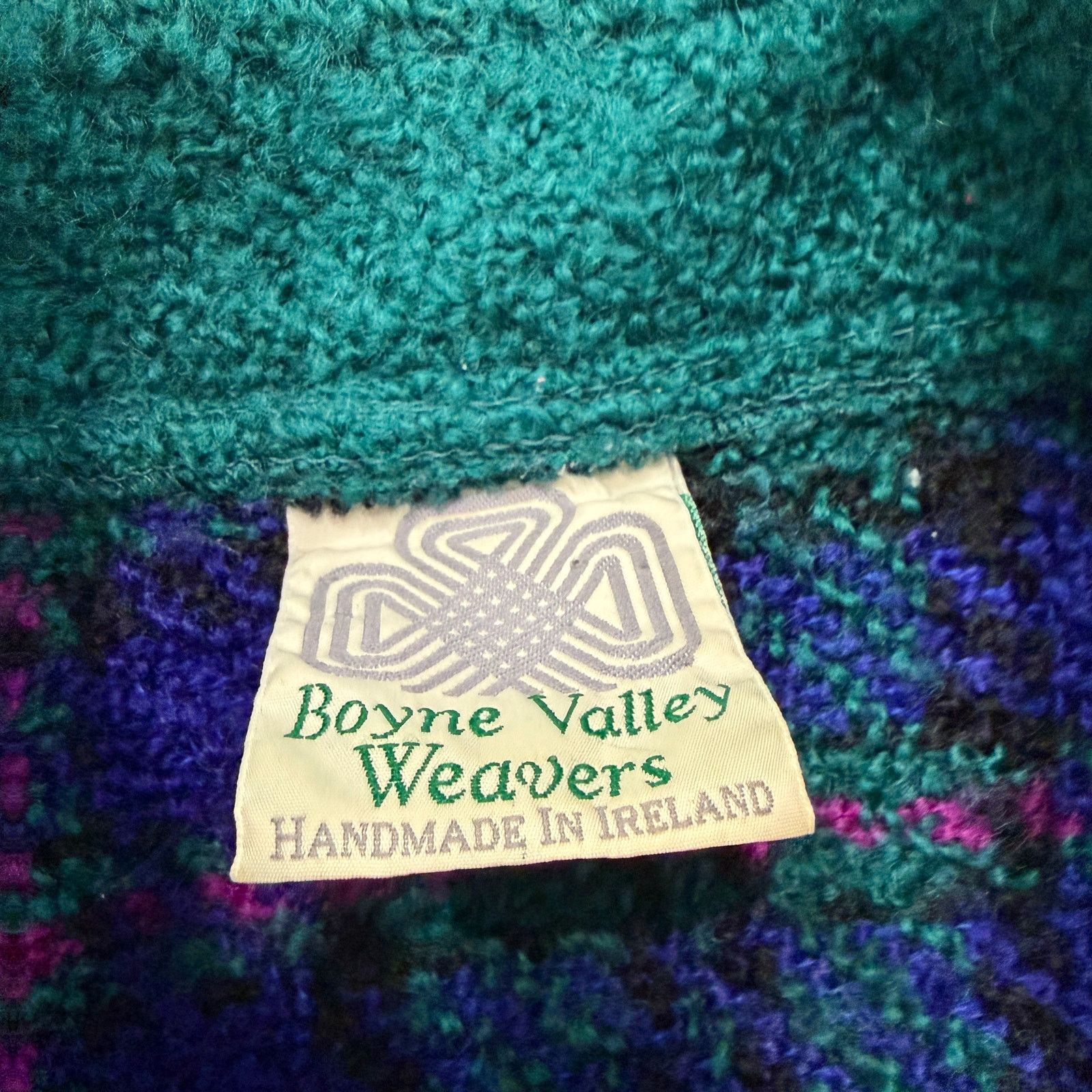 Vintage Vintage Boyne Valley Weaver Wool Sweater Jacket Large Size L / US 10 / IT 46 - 4 Thumbnail
