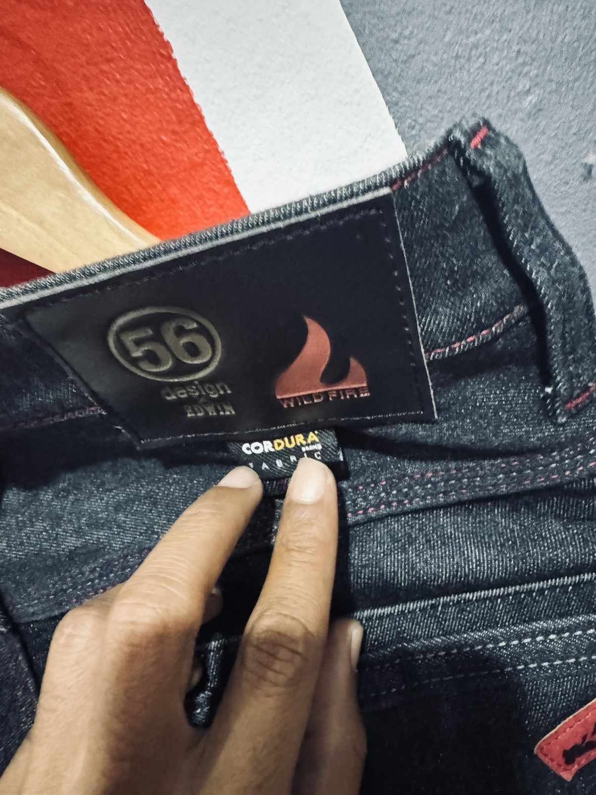 Edwin 56 Design X Edwin Wild Fire Denim Pant Size US 29 - 6 Thumbnail