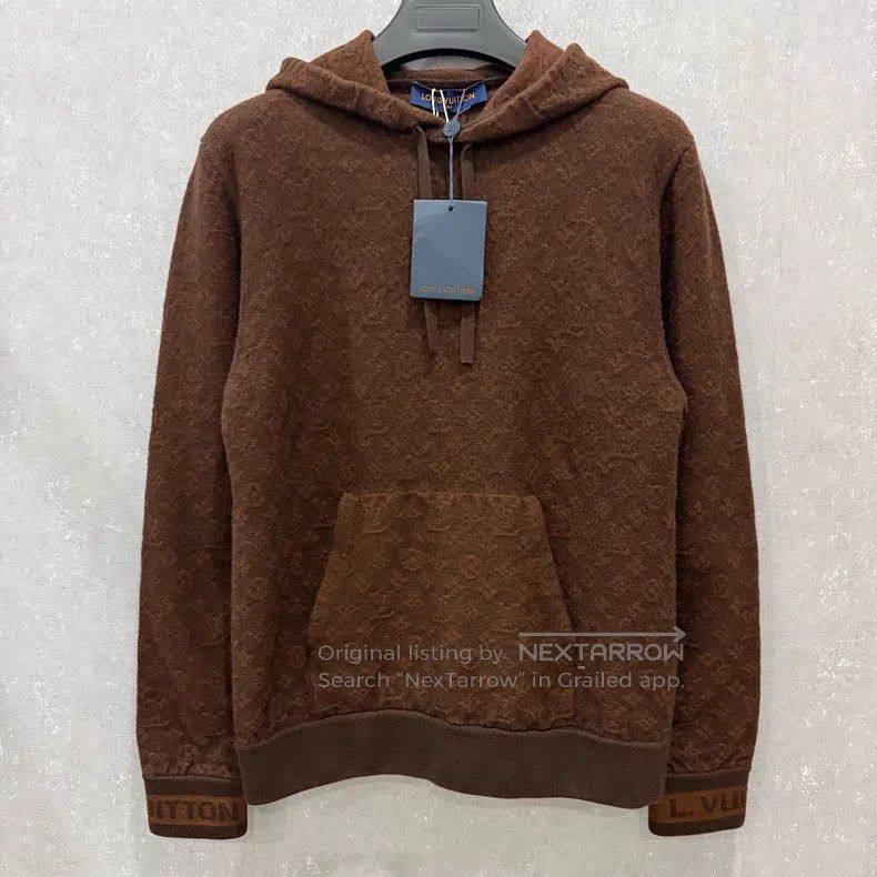 Louis Vuitton Louis Vuitton Full-print drawstring hooded long-sleeve pul Size US L / EU 52-54 / 3 - 1 Thumbnail