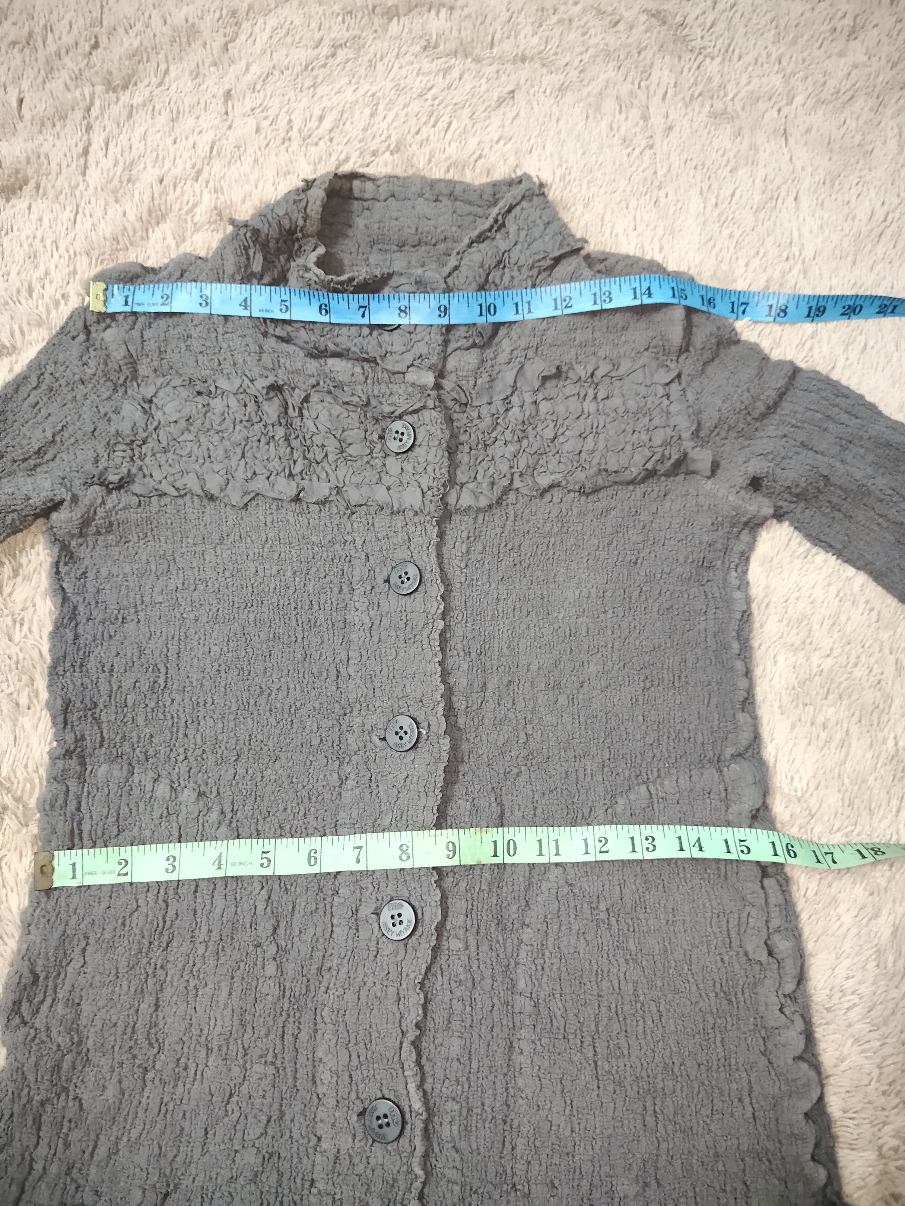 Issey Miyake × Japanese Brand Issey Miyake Me Wrinkle Cauliflower Pair Suite Size S / US 4 / IT 40 - 9 Thumbnail