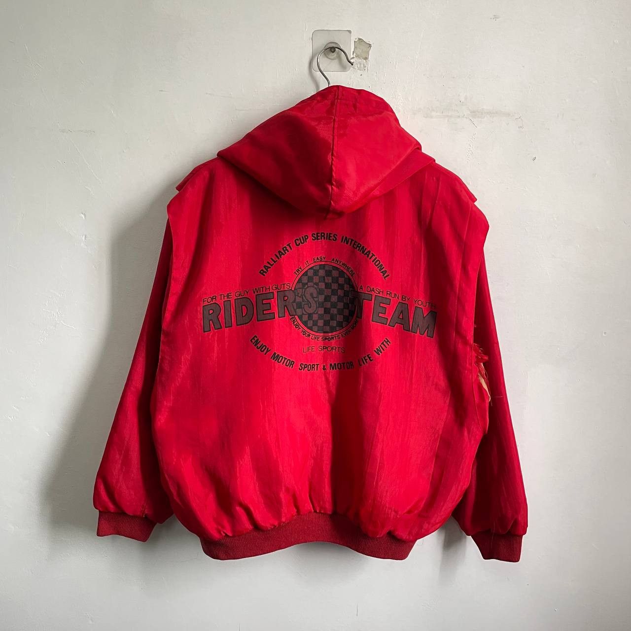 Japanese Brand × Vintage distressed jacket Cabin Raider's team Ralliart cup series Size US L / EU 52-54 / 3 - 6 Thumbnail
