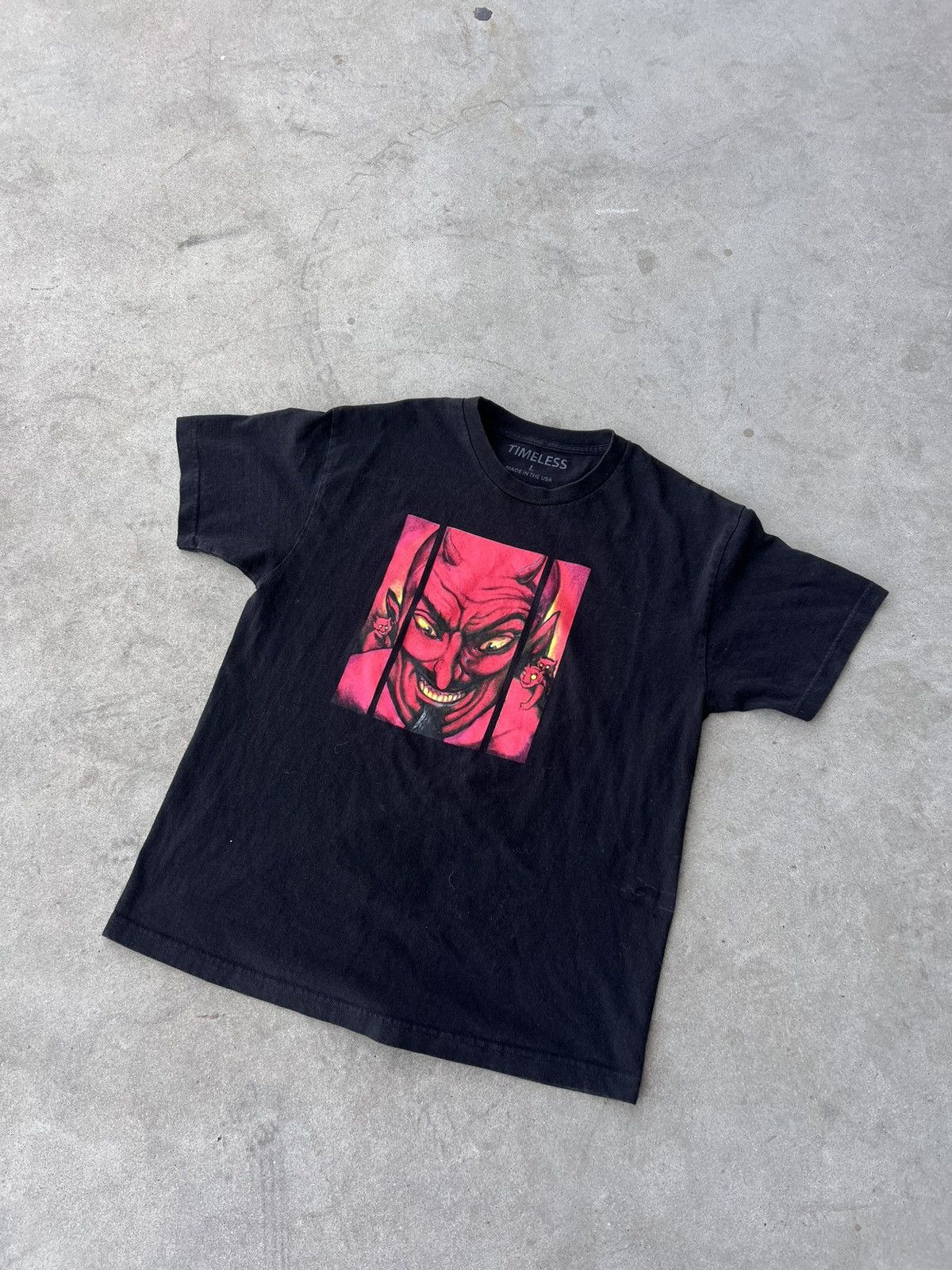 Vintage Vintage devil graphic tee 👹 Size US L / EU 52-54 / 3 - 1 Thumbnail