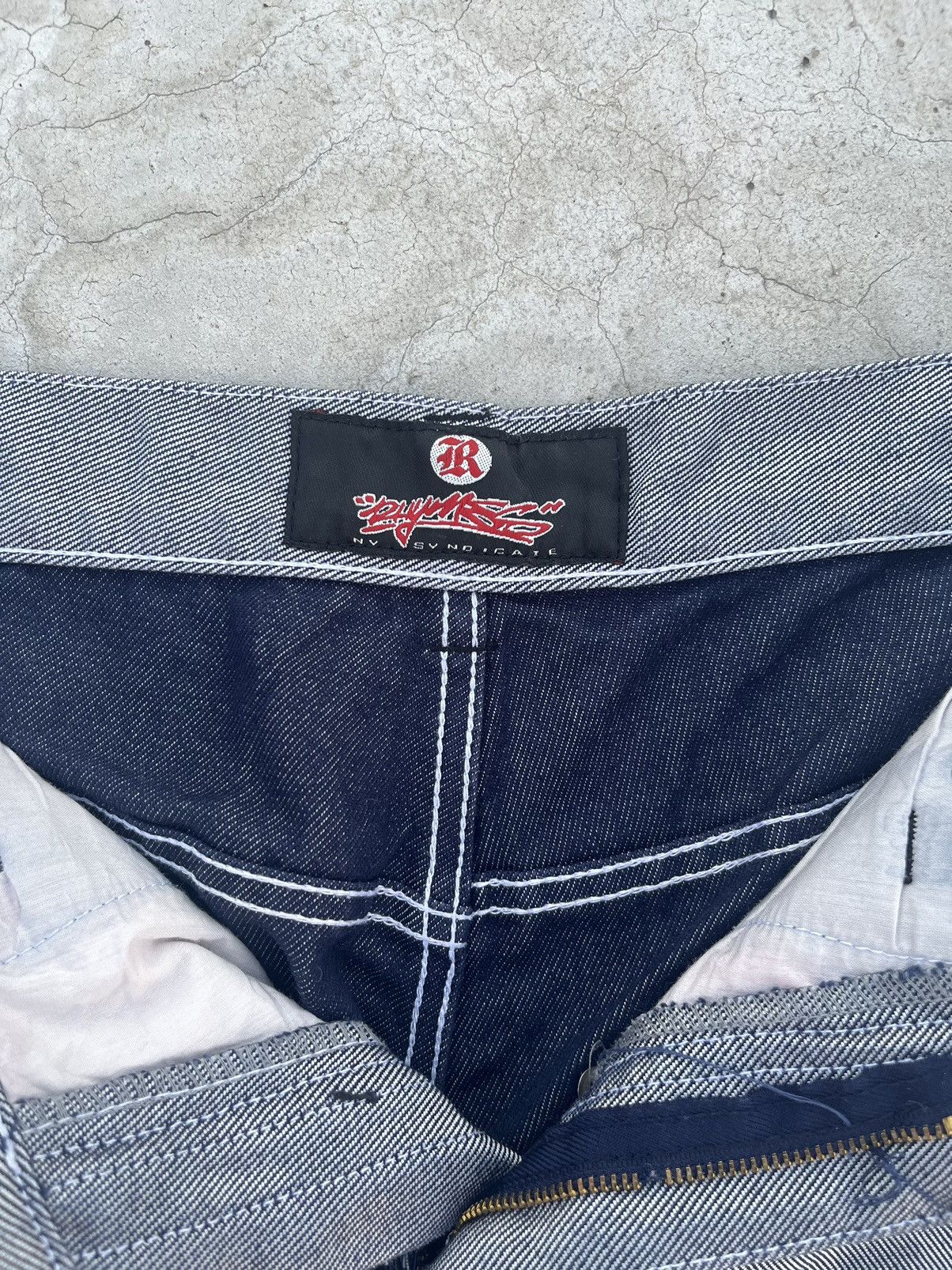 JNCO Y2K Rhymes NY Syndicate hip hope records pant Size US 32 / EU 48 - 6 Thumbnail