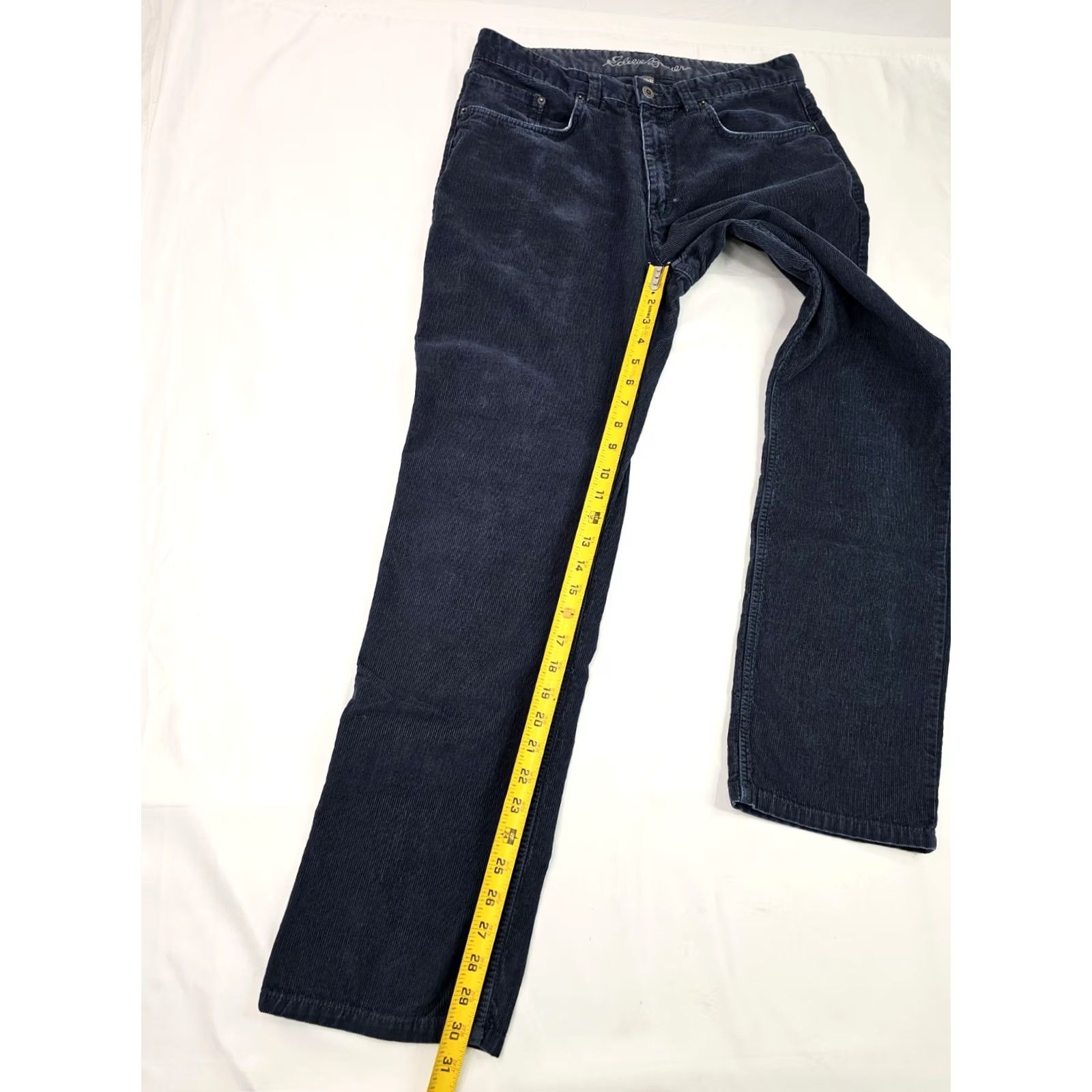 Eddie Bauer Eddie Bauer Straight Fit Corduroy Pants 100% Cotton Men 32x30 Teal 5-Pocket Design Slim Guide Reg Pants Mens Size US 32 / EU 48 - 3 Thumbnail