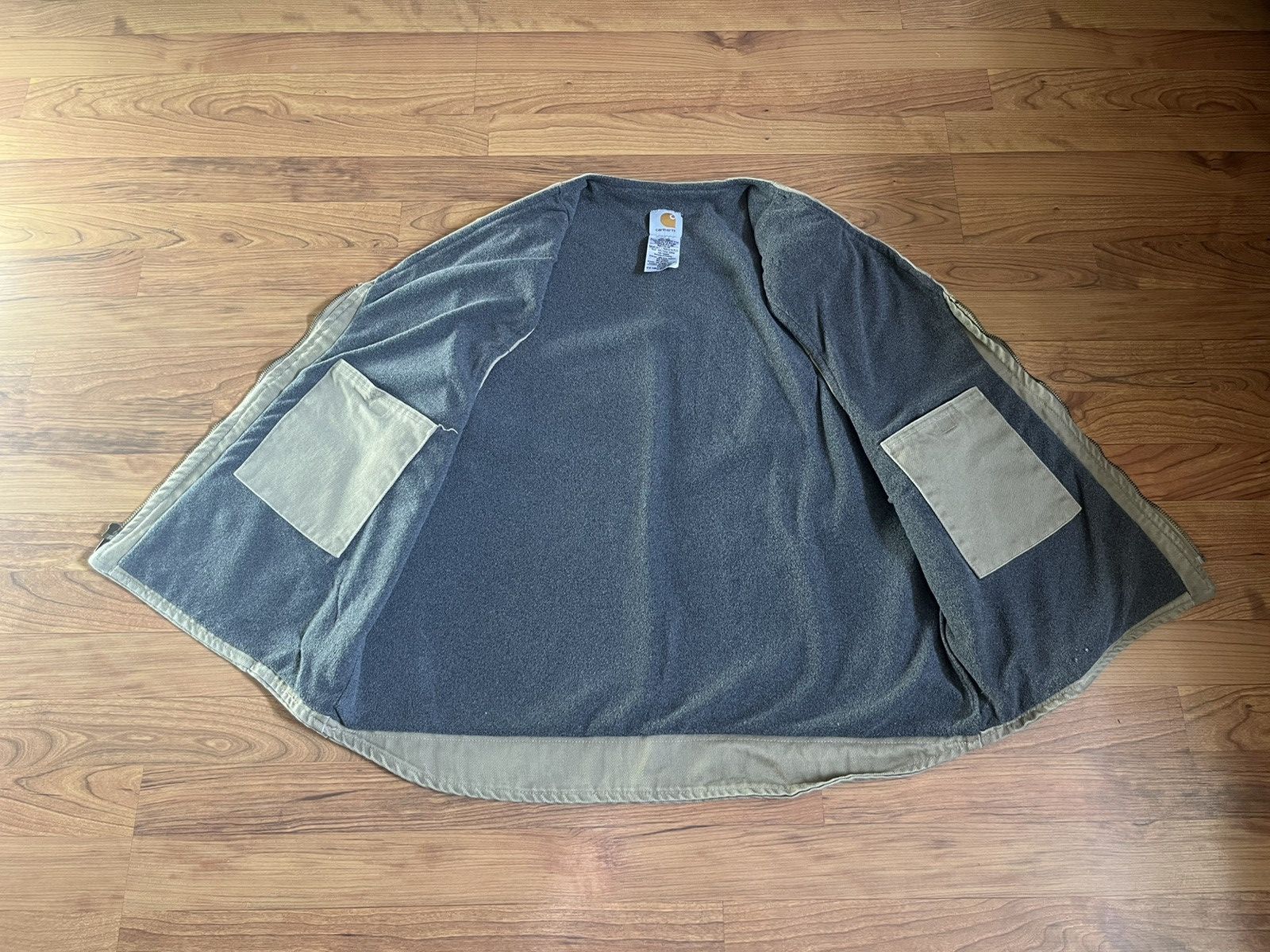 Carhartt × Vintage Vintage Carhartt Tan Vest Size US XL / EU 56 / 4 - 3 Thumbnail