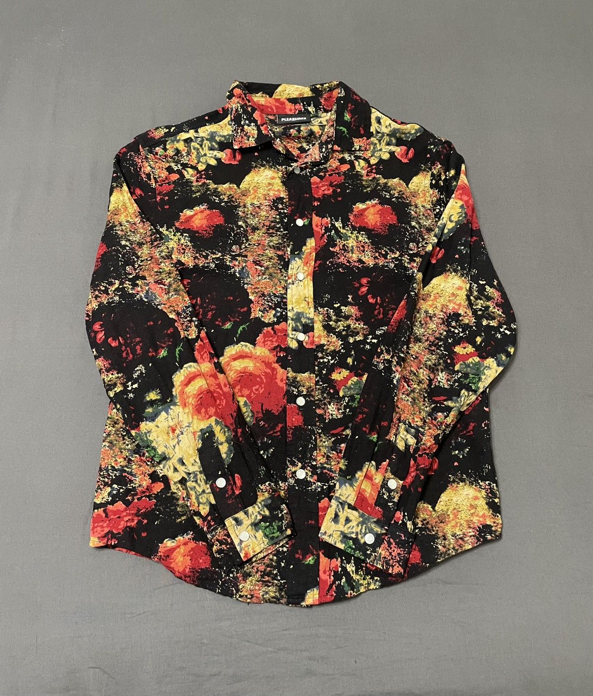 Pleasures Pleasures Gosling button up Size US S / EU 44-46 / 1 - 1 Thumbnail