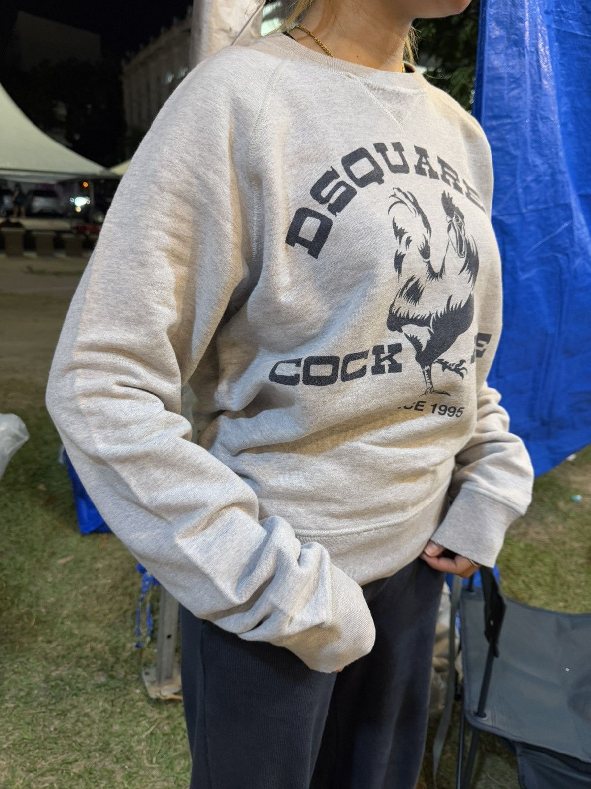 Dsquared2 Dsquared2 Cock Age Distressed Sweatshirt Size US S / EU 44-46 / 1 - 8 Thumbnail