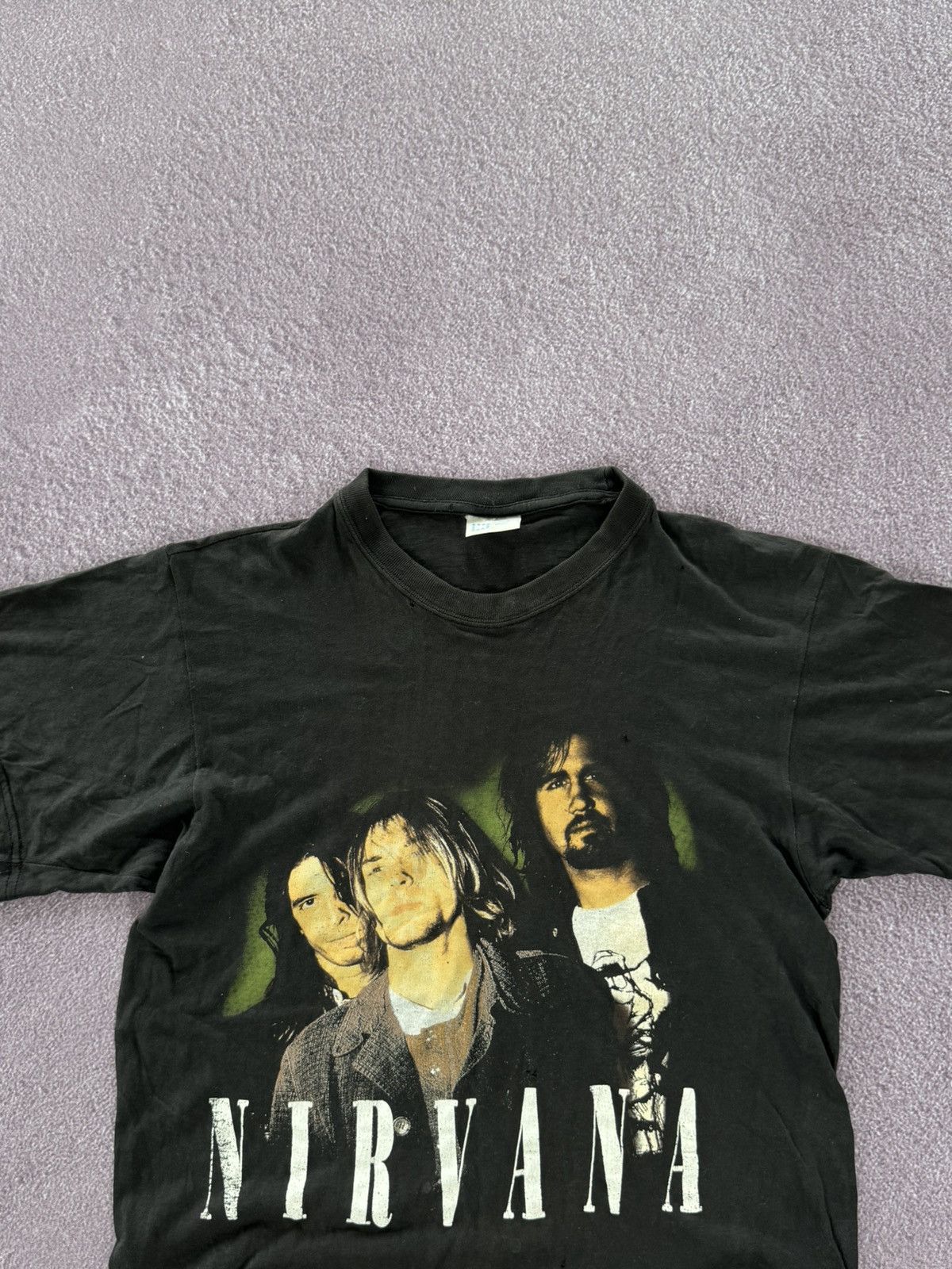 Nirvana Distressed Nirvana Vintage t shirt faded Size US S / EU 44-46 / 1 - 2 Thumbnail