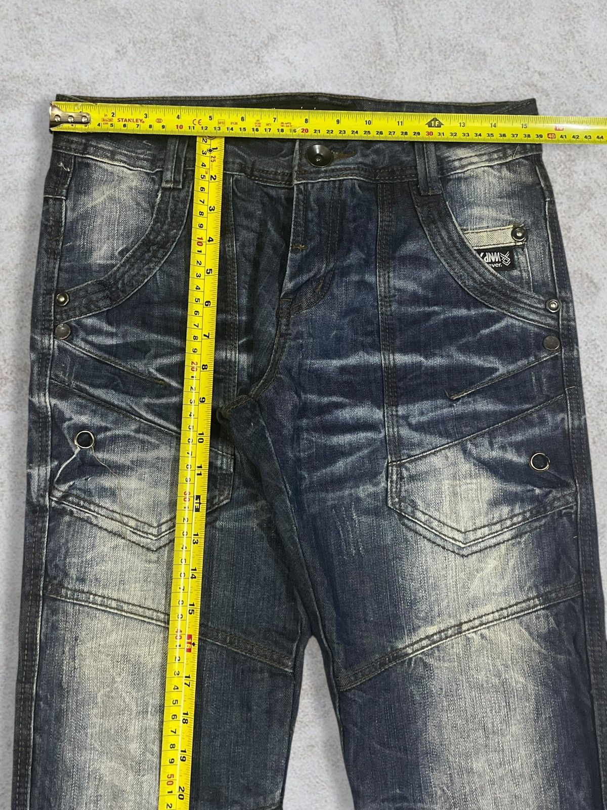 Seditionaries Vintage Japanese Denim Punk Ministry Crazy Washed Goth Jeans Size US 30 / EU 46 - 10 Thumbnail